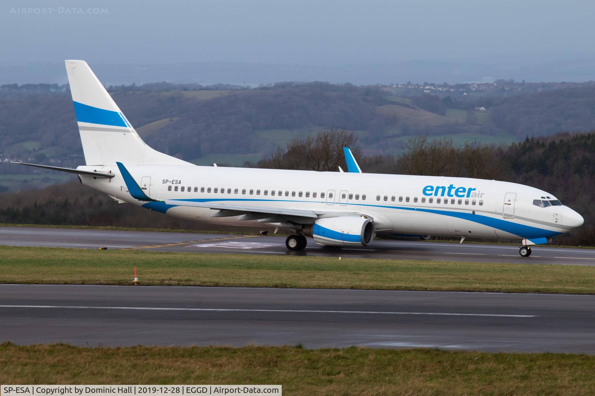 SP-ESA, 2003 Boeing 737-8Q8 C/N 30680, BRS 28/12/19