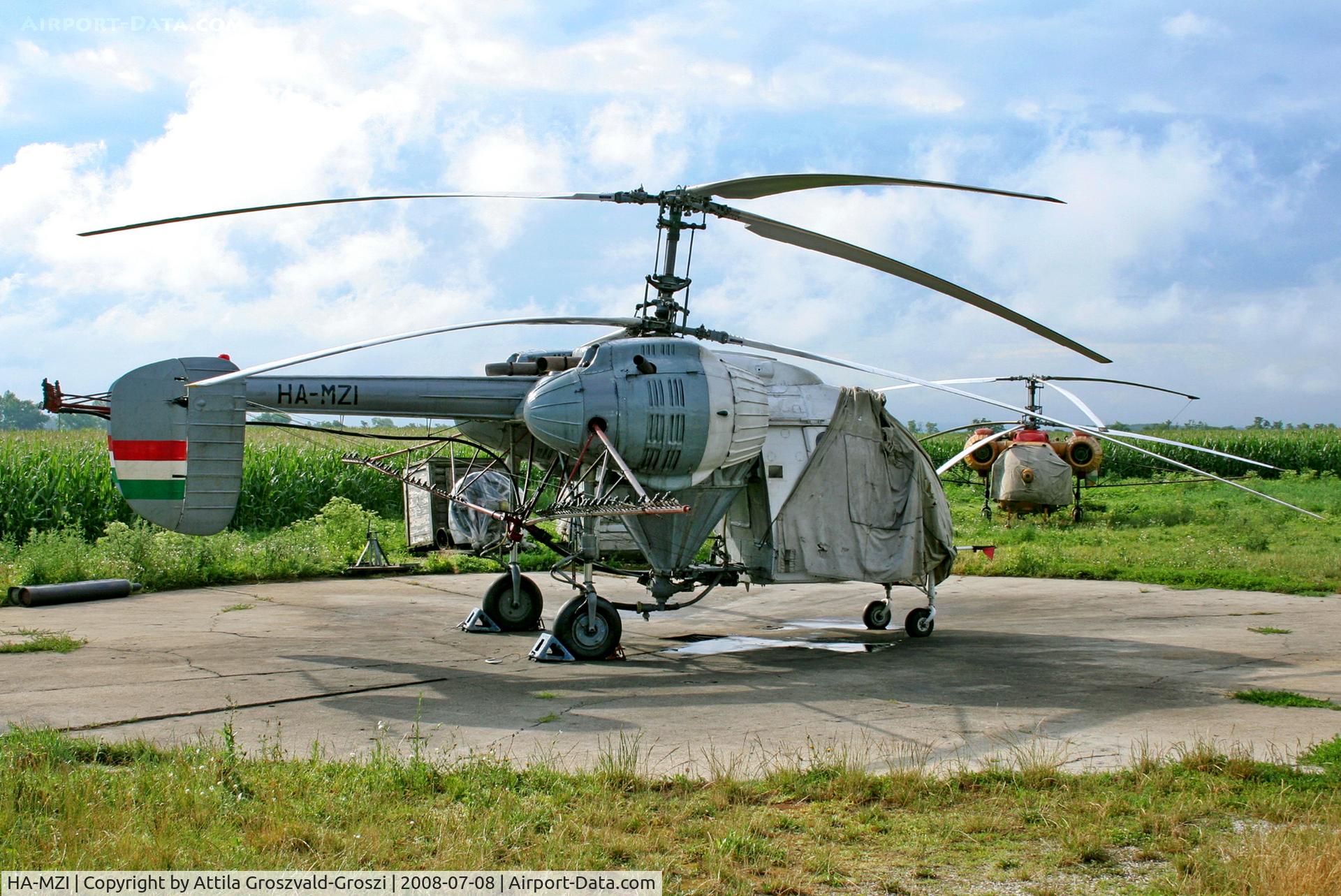 HA-MZI, 1973 Kamov Ka-26 Hoodlum C/N 7303408, Pápa-Pálháza agricultural airport and take-off field