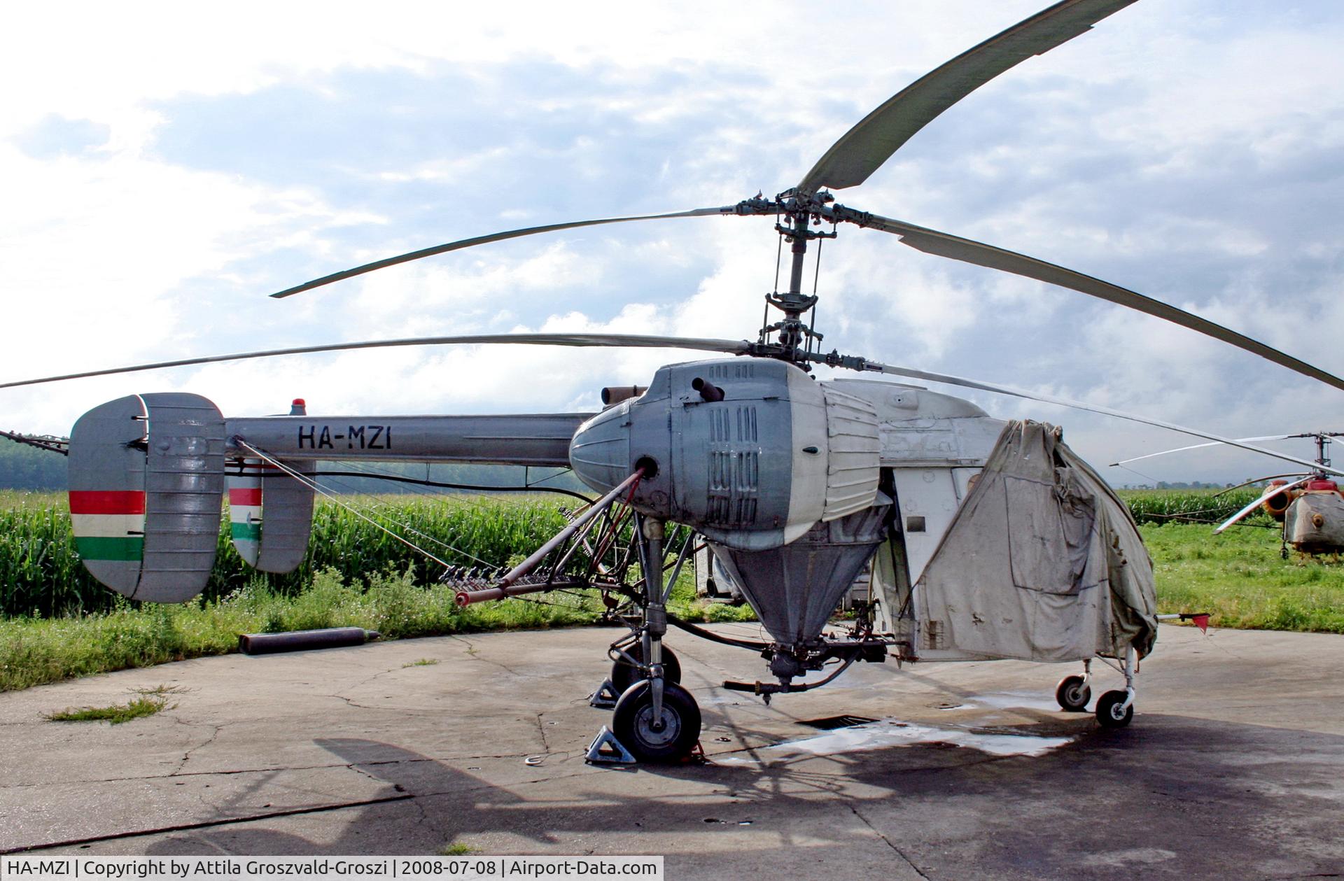 HA-MZI, 1973 Kamov Ka-26 Hoodlum C/N 7303408, Pápa-Pálháza agricultural airport and take-off field