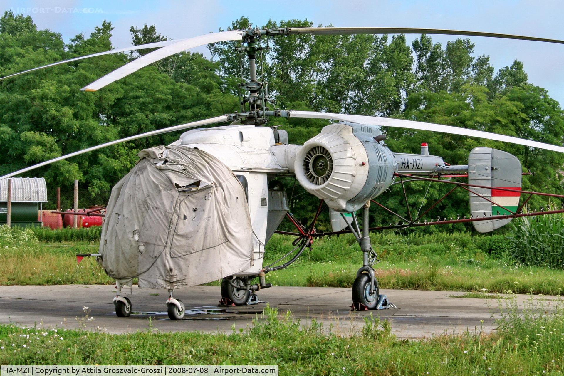 HA-MZI, 1973 Kamov Ka-26 Hoodlum C/N 7303408, Pápa-Pálháza agricultural airport and take-off field