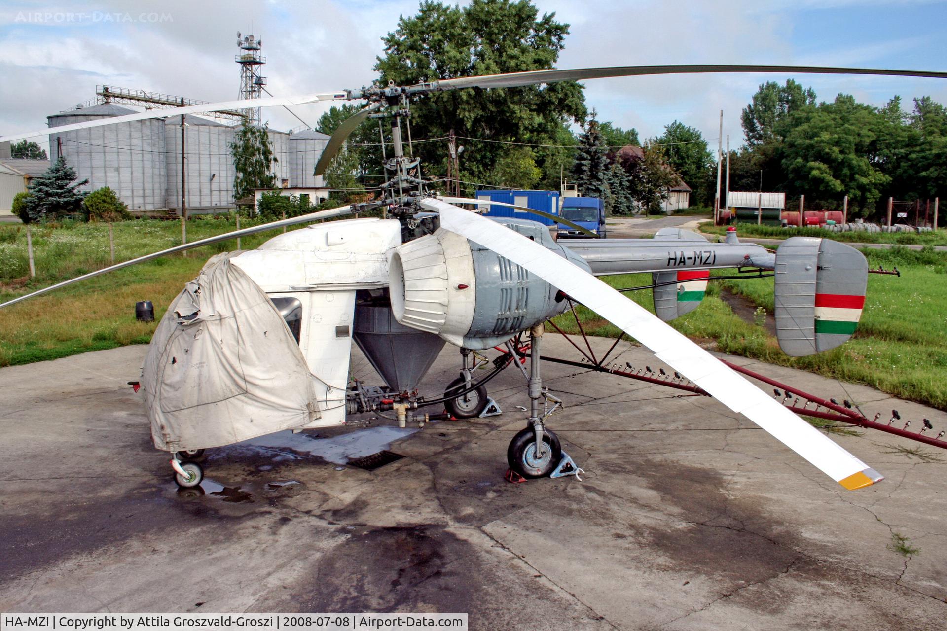 HA-MZI, 1973 Kamov Ka-26 Hoodlum C/N 7303408, Pápa-Pálháza agricultural airport and take-off field