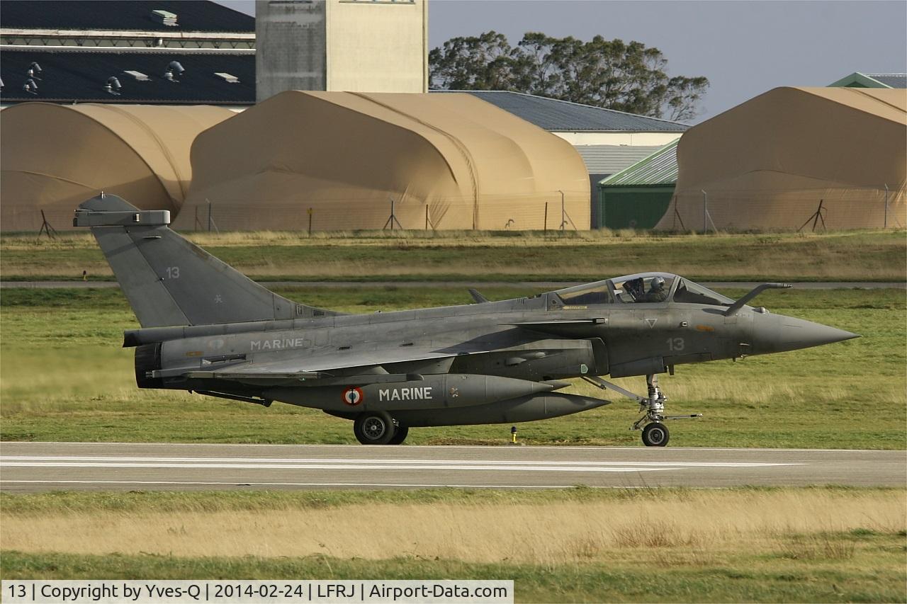 13, Dassault Rafale M C/N 13, Dassault Rafale M, Taxiing after landing rwy 26, Landivisiau Naval Air Base (LFRJ)