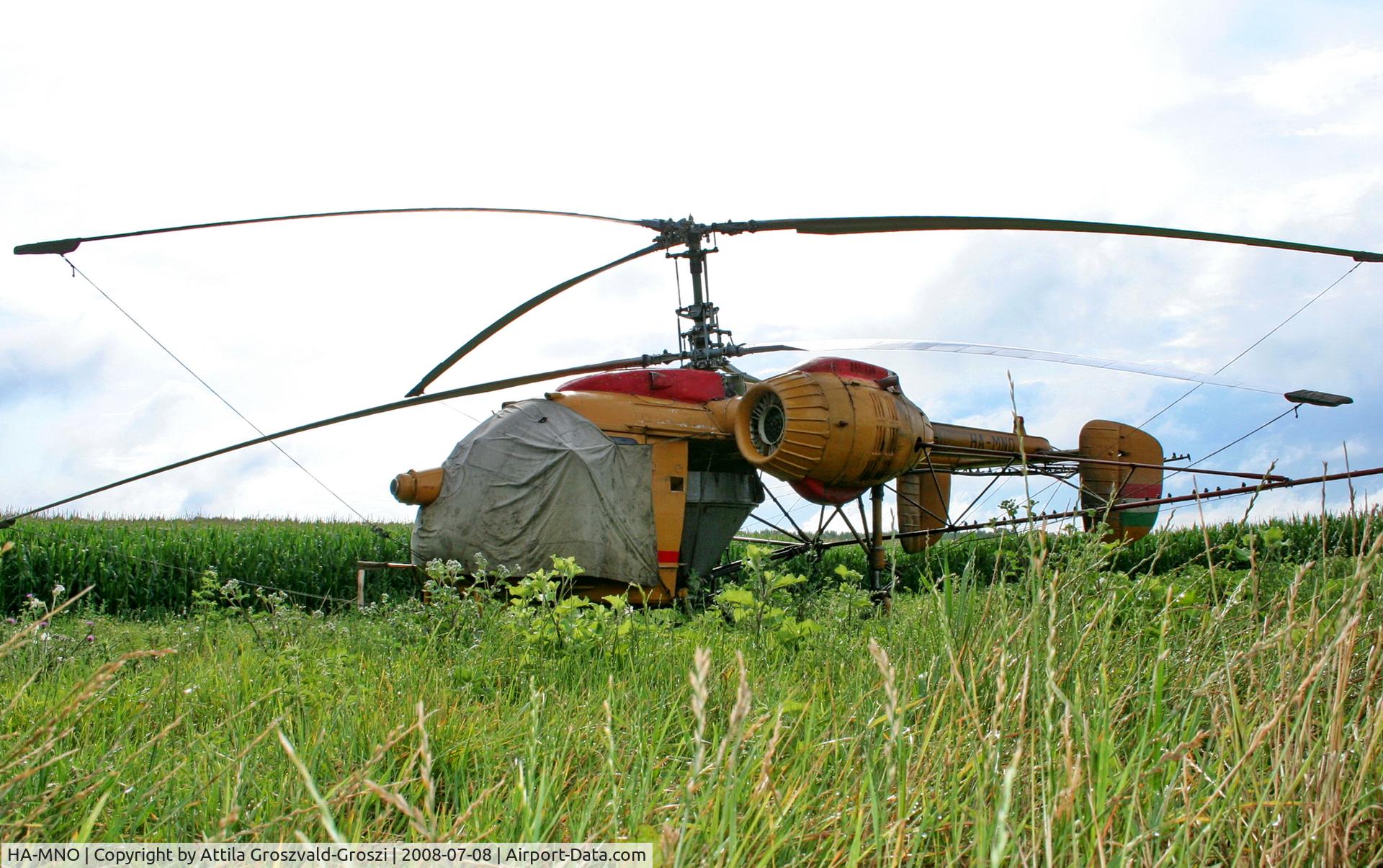 HA-MNO, 1975 Kamov Ka-26 Hoodlum C/N 7505205, Pápa-Pálháza agricultural airport and take-off field