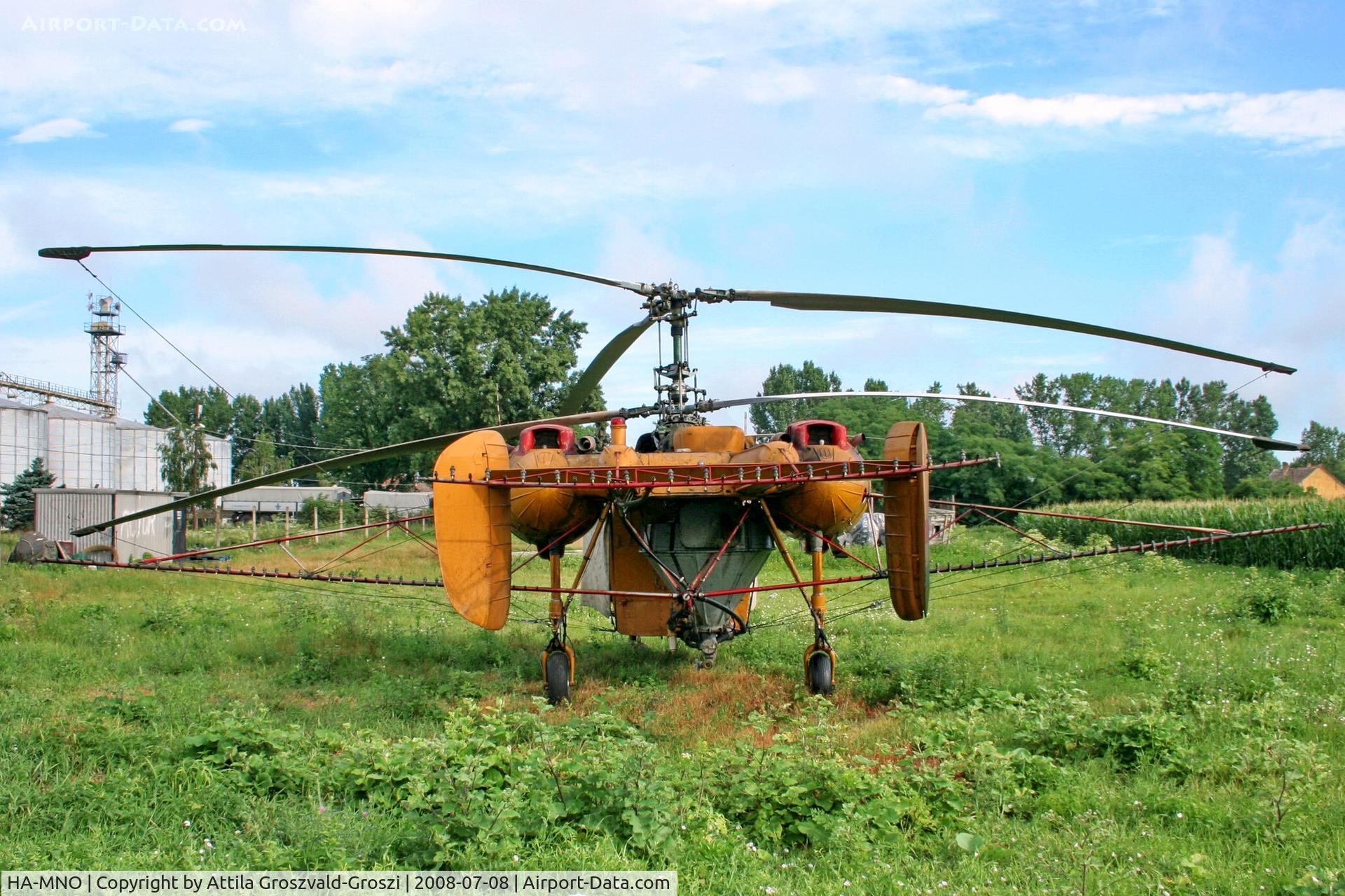 HA-MNO, 1975 Kamov Ka-26 Hoodlum C/N 7505205, Pápa-Pálháza agricultural airport and take-off field