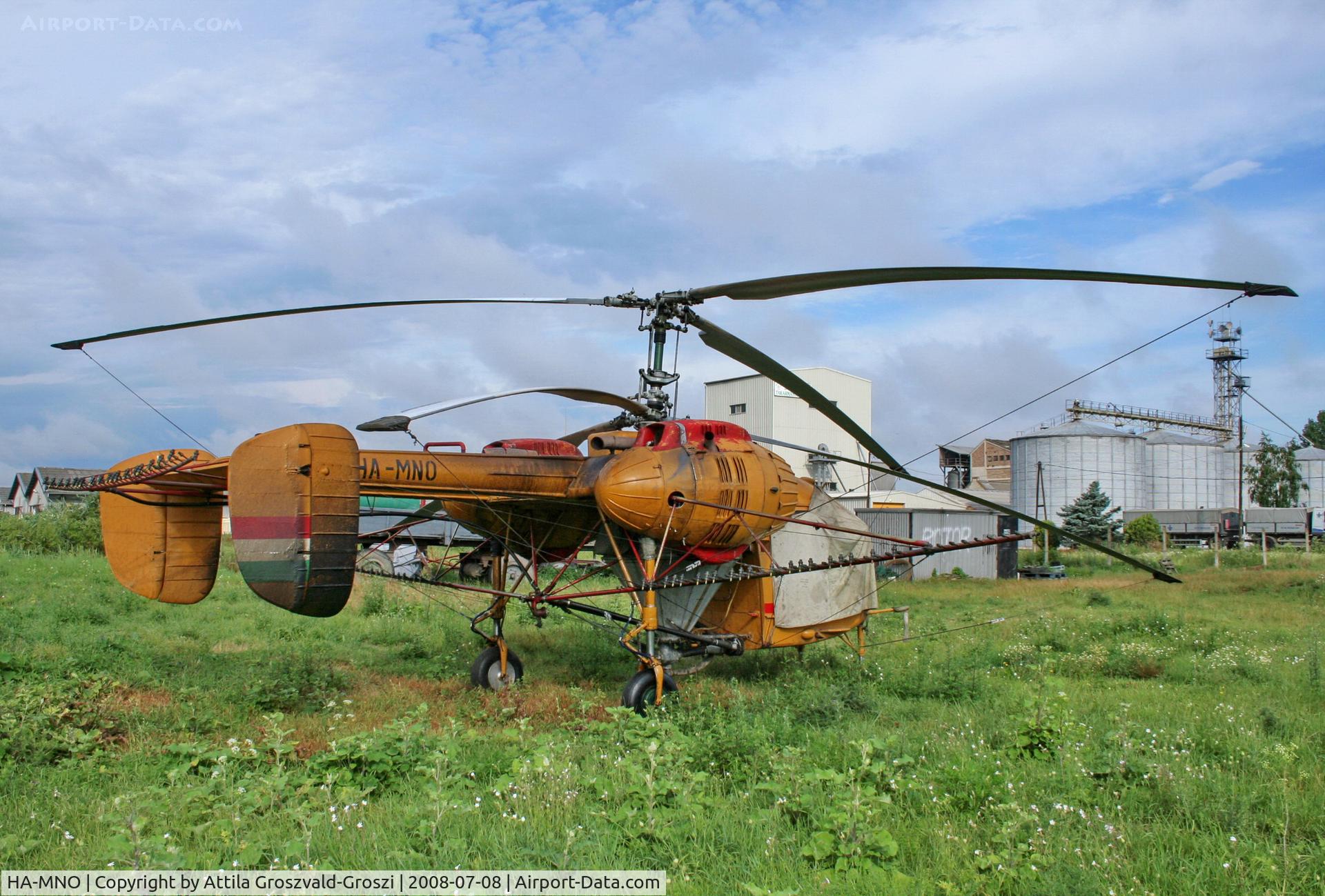 HA-MNO, 1975 Kamov Ka-26 Hoodlum C/N 7505205, Pápa-Pálháza agricultural airport and take-off field