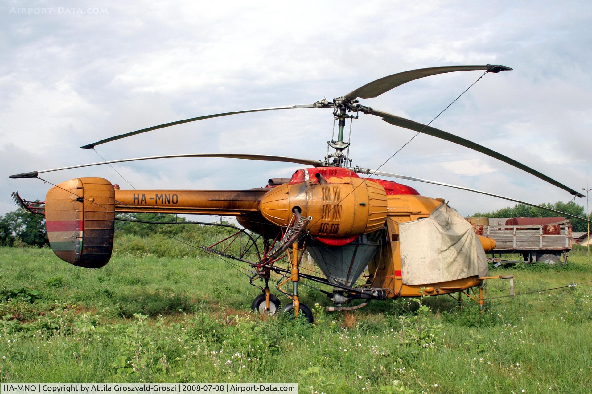 HA-MNO, 1975 Kamov Ka-26 Hoodlum C/N 7505205, Pápa-Pálháza agricultural airport and take-off field