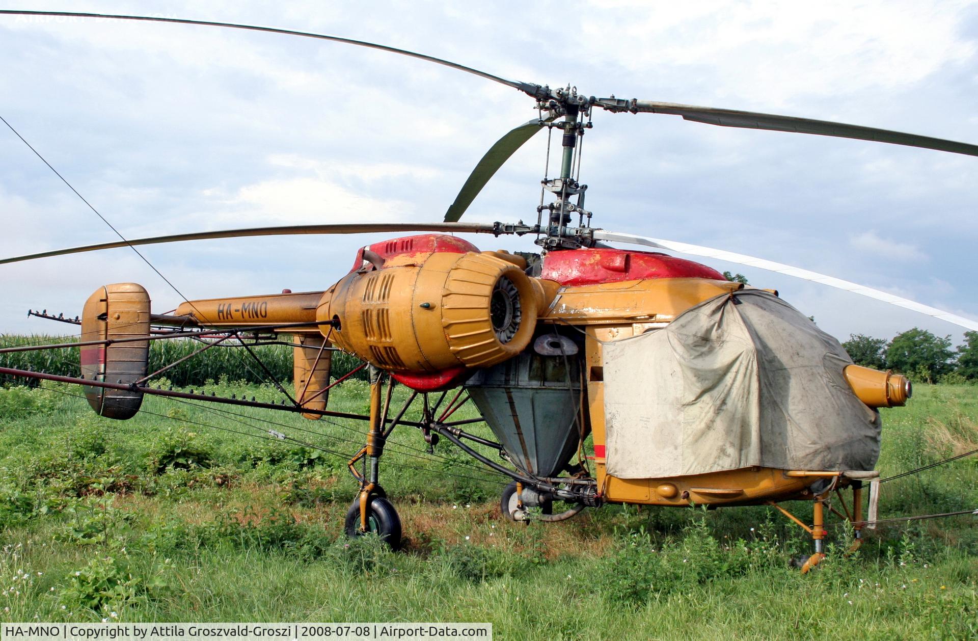 HA-MNO, 1975 Kamov Ka-26 Hoodlum C/N 7505205, Pápa-Pálháza agricultural airport and take-off field