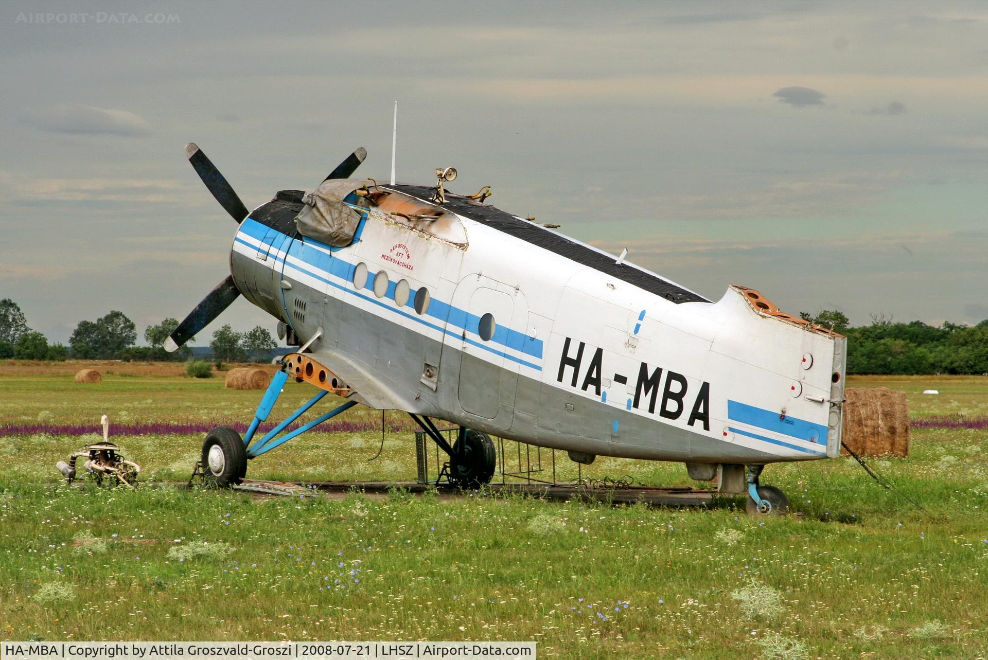 HA-MBA, 1975 PZL-Mielec An-2R C/N 1G161-06, LHSZ - Szentes Airport, Hungary