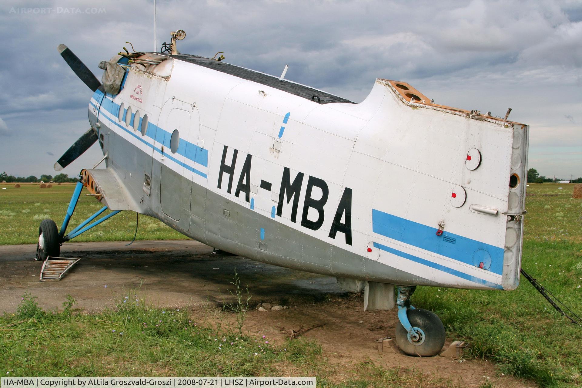 HA-MBA, 1975 PZL-Mielec An-2R C/N 1G161-06, LHSZ - Szentes Airport, Hungary