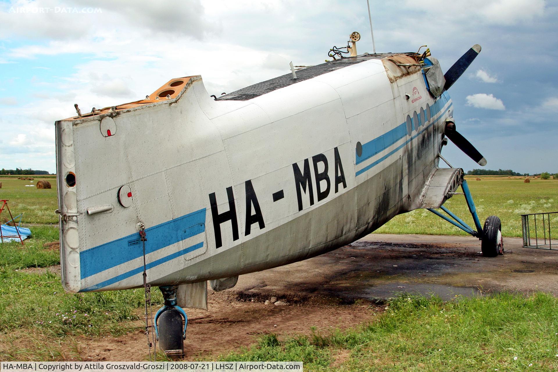 HA-MBA, 1975 PZL-Mielec An-2R C/N 1G161-06, LHSZ - Szentes Airport, Hungary
