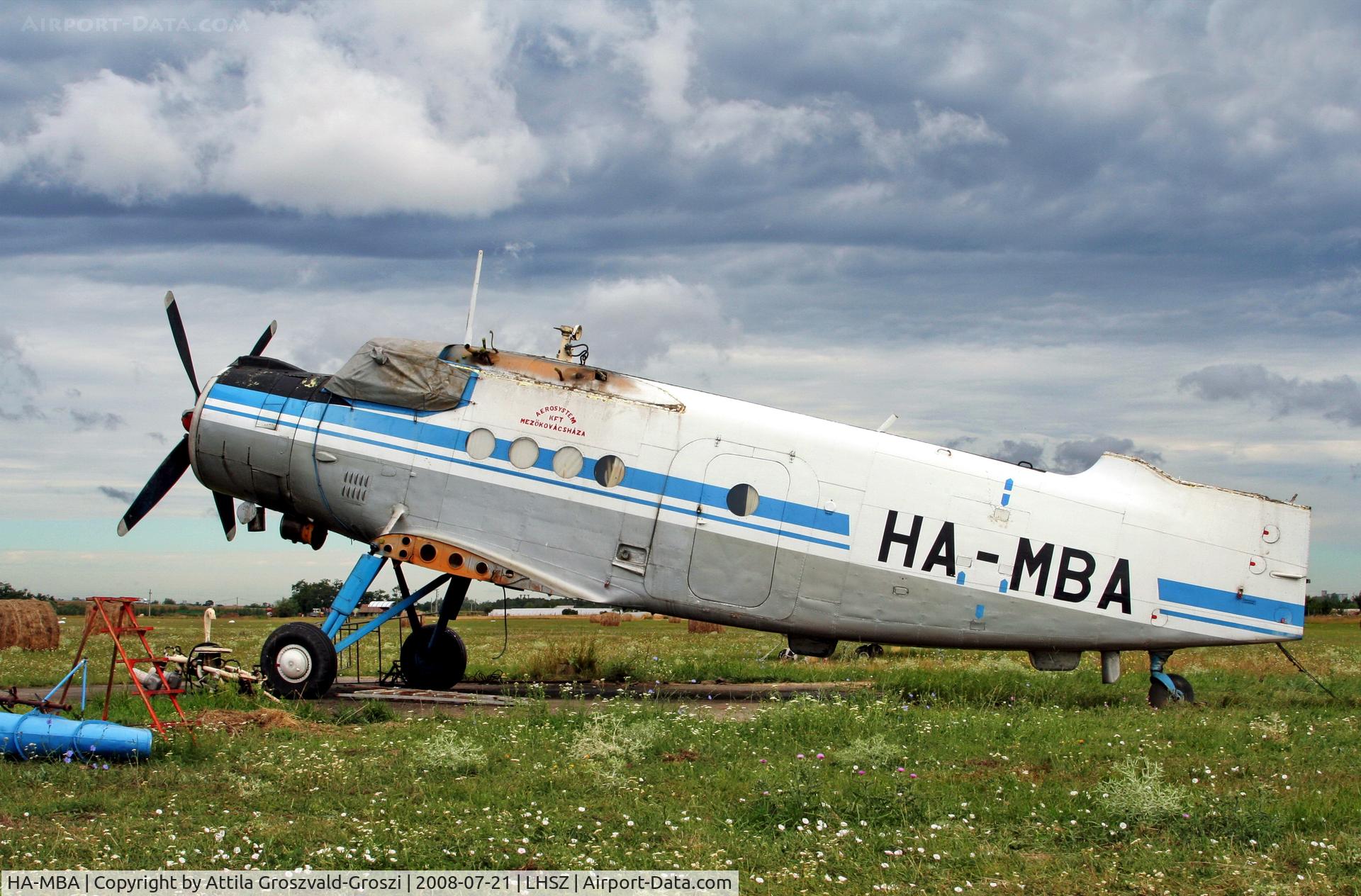 HA-MBA, 1975 PZL-Mielec An-2R C/N 1G161-06, LHSZ - Szentes Airport, Hungary