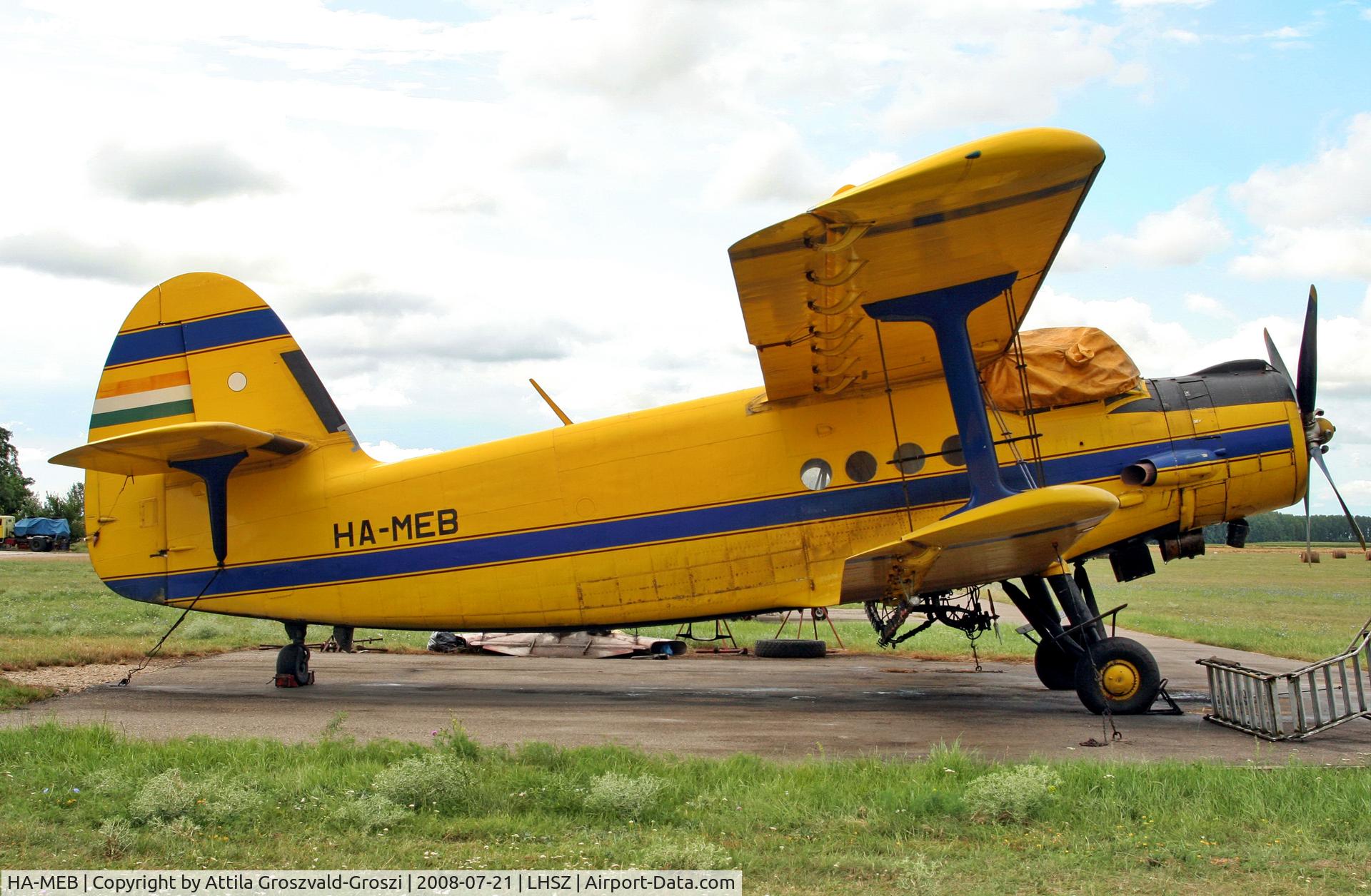 HA-MEB, 1979 PZL-Mielec AN-2R C/N 1G186-08, LHSZ - Szentes Airport, Hungary