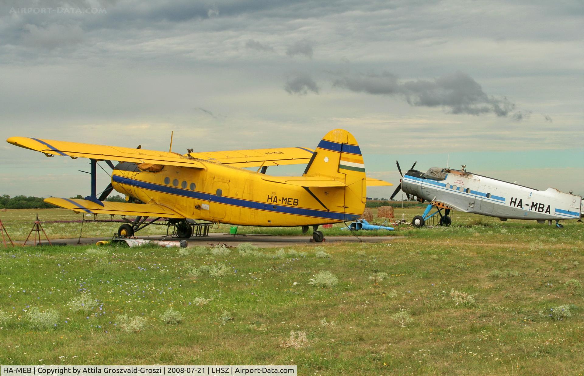 HA-MEB, 1979 PZL-Mielec AN-2R C/N 1G186-08, LHSZ - Szentes Airport, Hungary