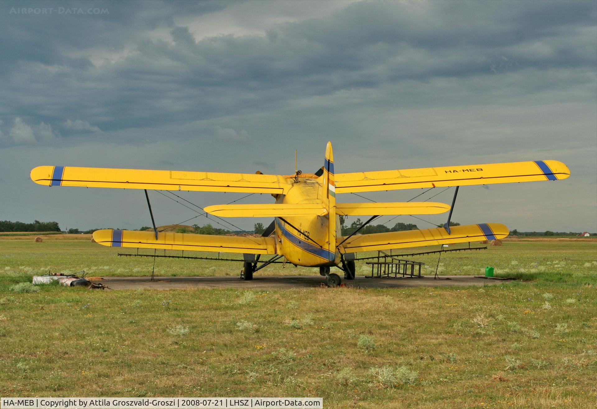 HA-MEB, 1979 PZL-Mielec AN-2R C/N 1G186-08, LHSZ - Szentes Airport, Hungary