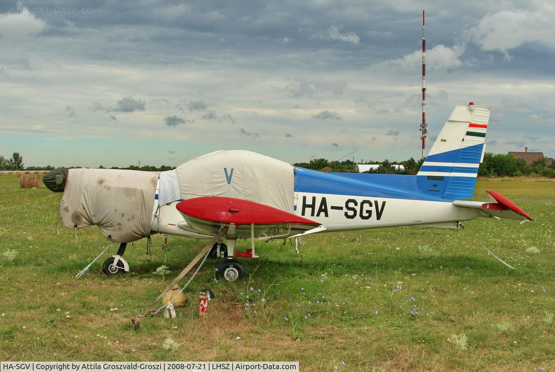 HA-SGV, 1989 Zlin Z-142 C/N 0484, LHSZ - Szentes Airport, Hungary