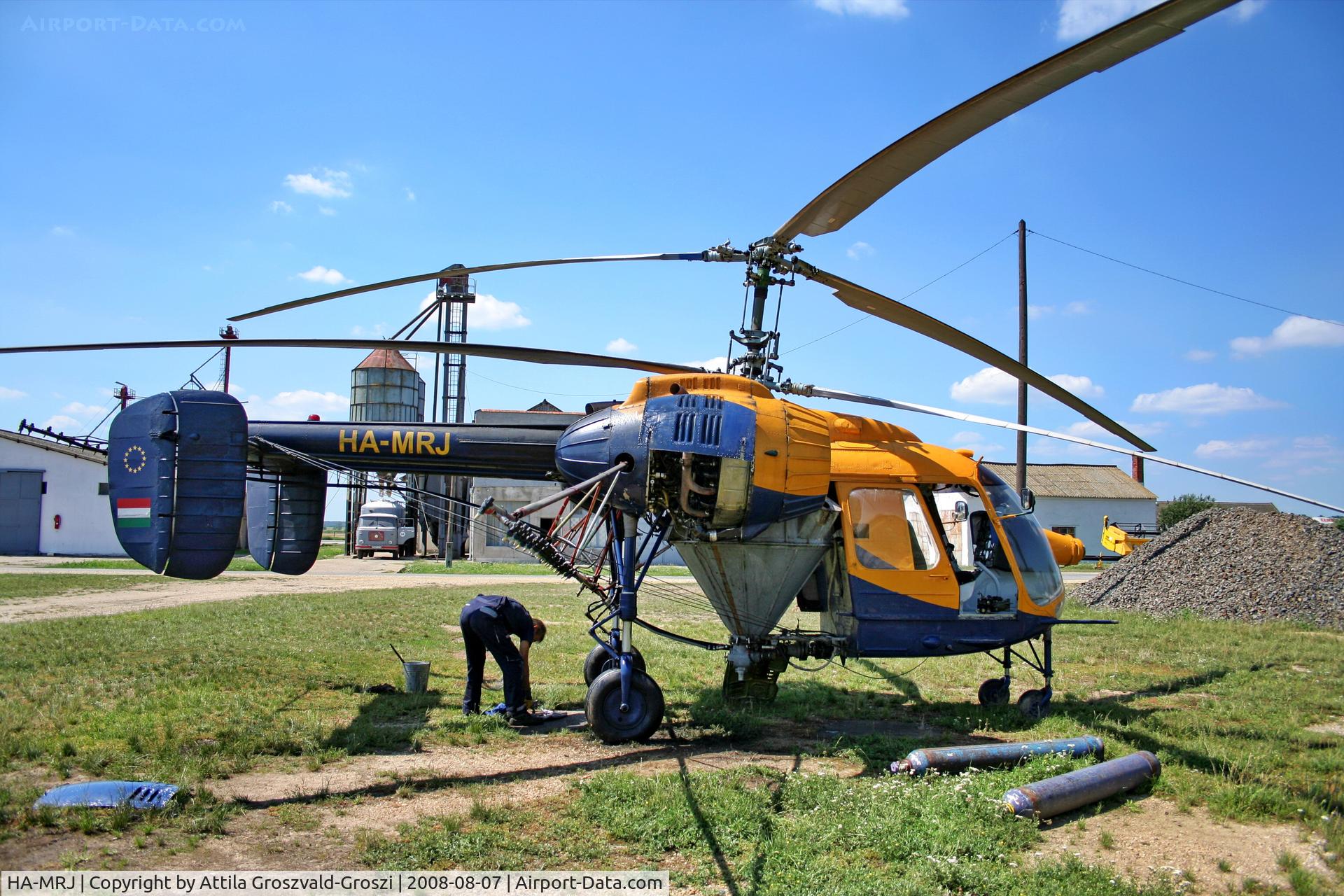 HA-MRJ, 1971 Kamov Ka-26 Hoodlum C/N 7001401, Ikervár agricultural airport and take-off field