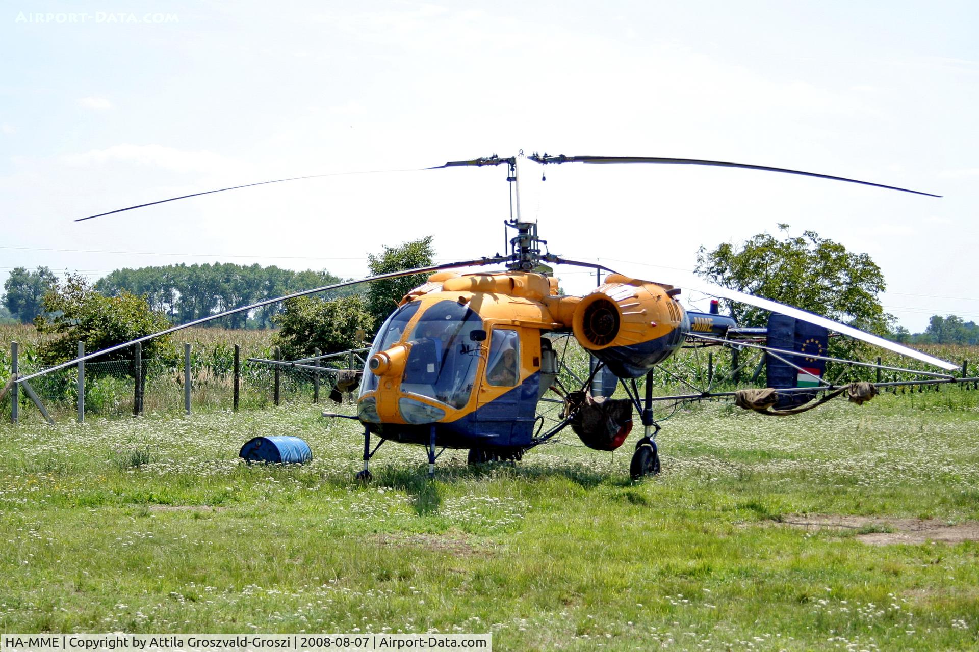 HA-MME, 1970 Kamov Ka-26 Hoodlum C/N 7001102, Ikervár agricultural airport and take-off field