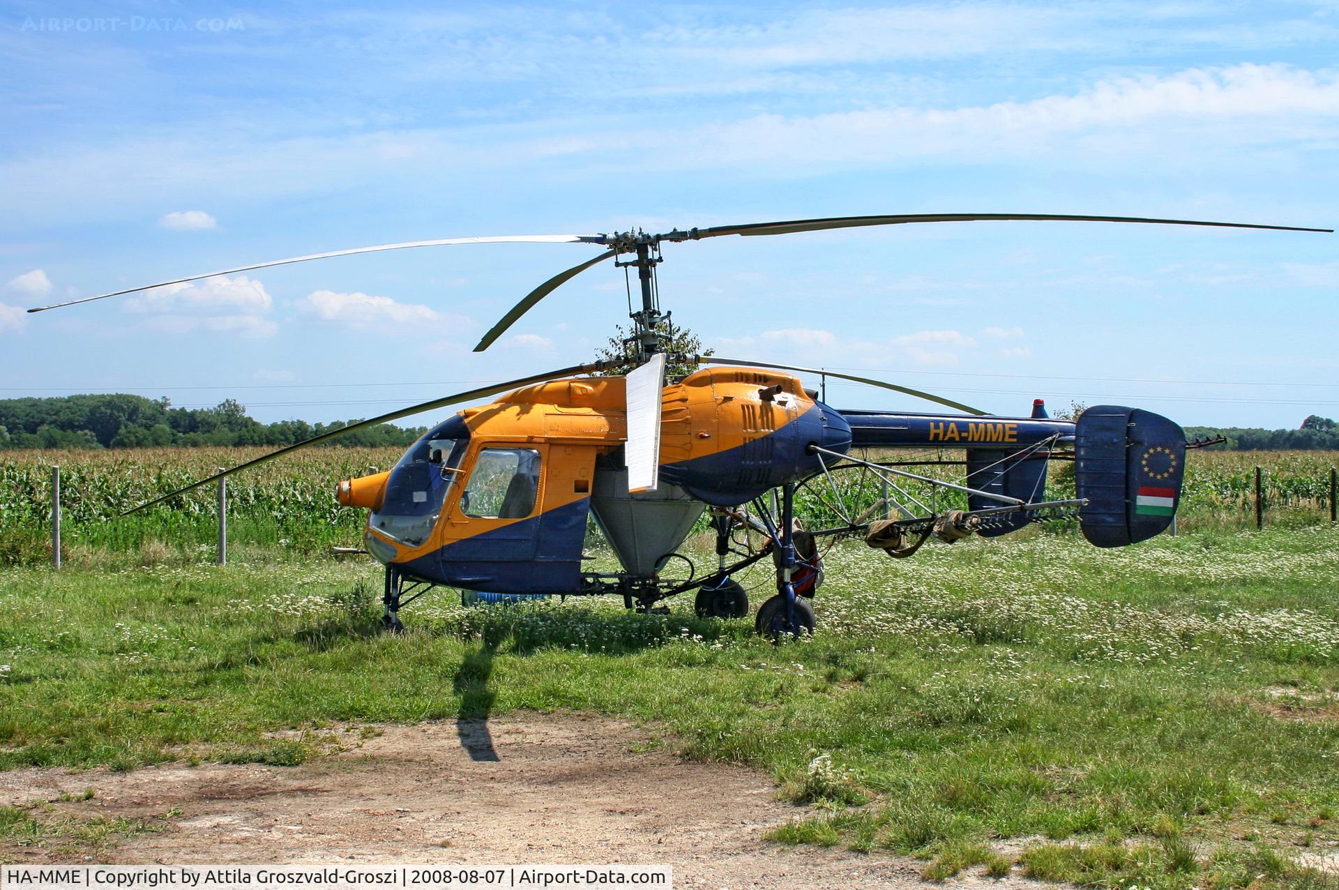 HA-MME, 1970 Kamov Ka-26 Hoodlum C/N 7001102, Ikervár agricultural airport and take-off field
