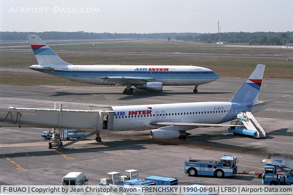 F-BUAO, 1977 Airbus A300B2-1C C/N 48, Air Inter ( b/u 7/2000 XFW for parts tail on display at the entrance)