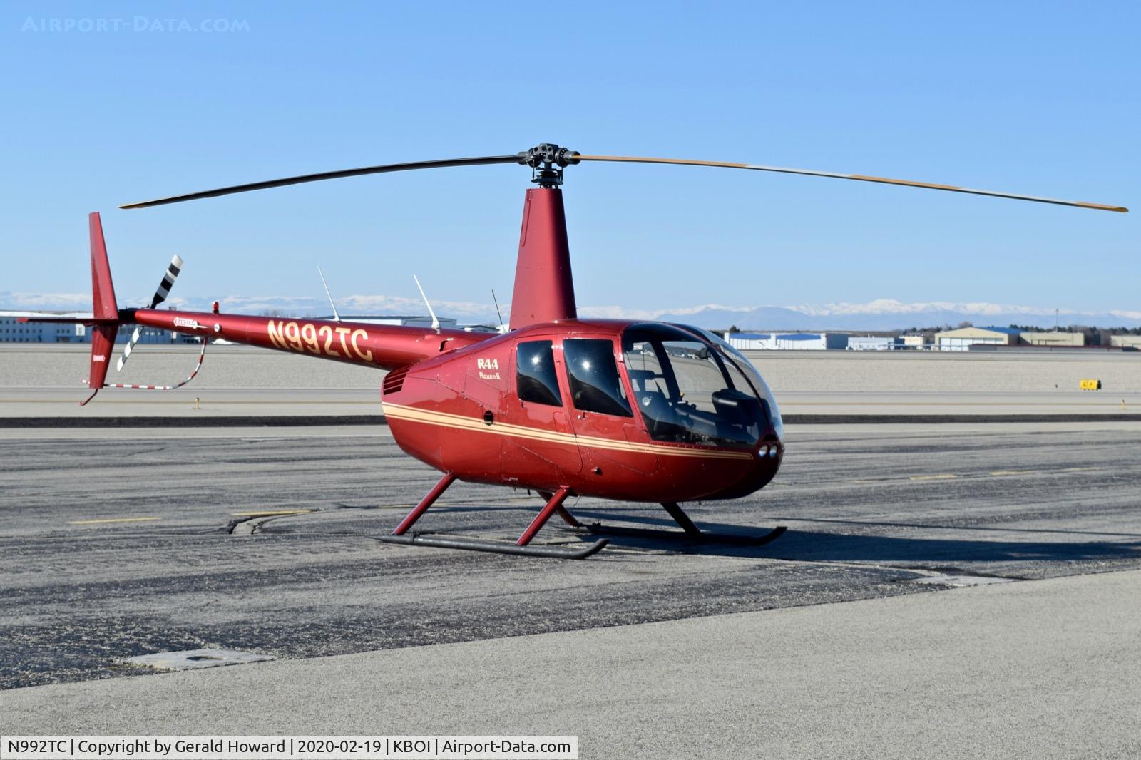 N992TC, 2005 Robinson R44 II C/N 11020, Parked on the north GA ramp.