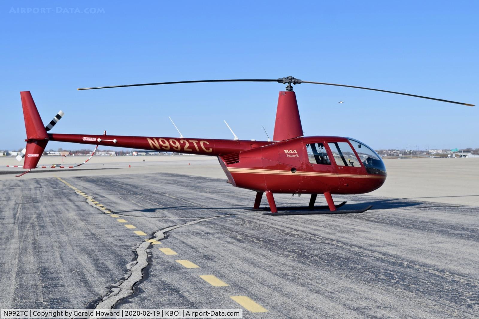 N992TC, 2005 Robinson R44 II C/N 11020, Parked on the north GA ramp.