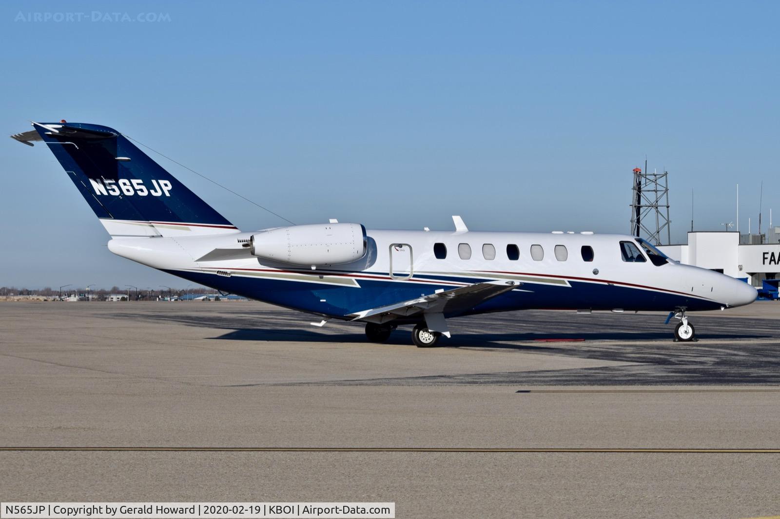 N565JP, 2007 Cessna 525B CitationJet CJ3 C/N 525B0159, Parked on the north GA ramp.