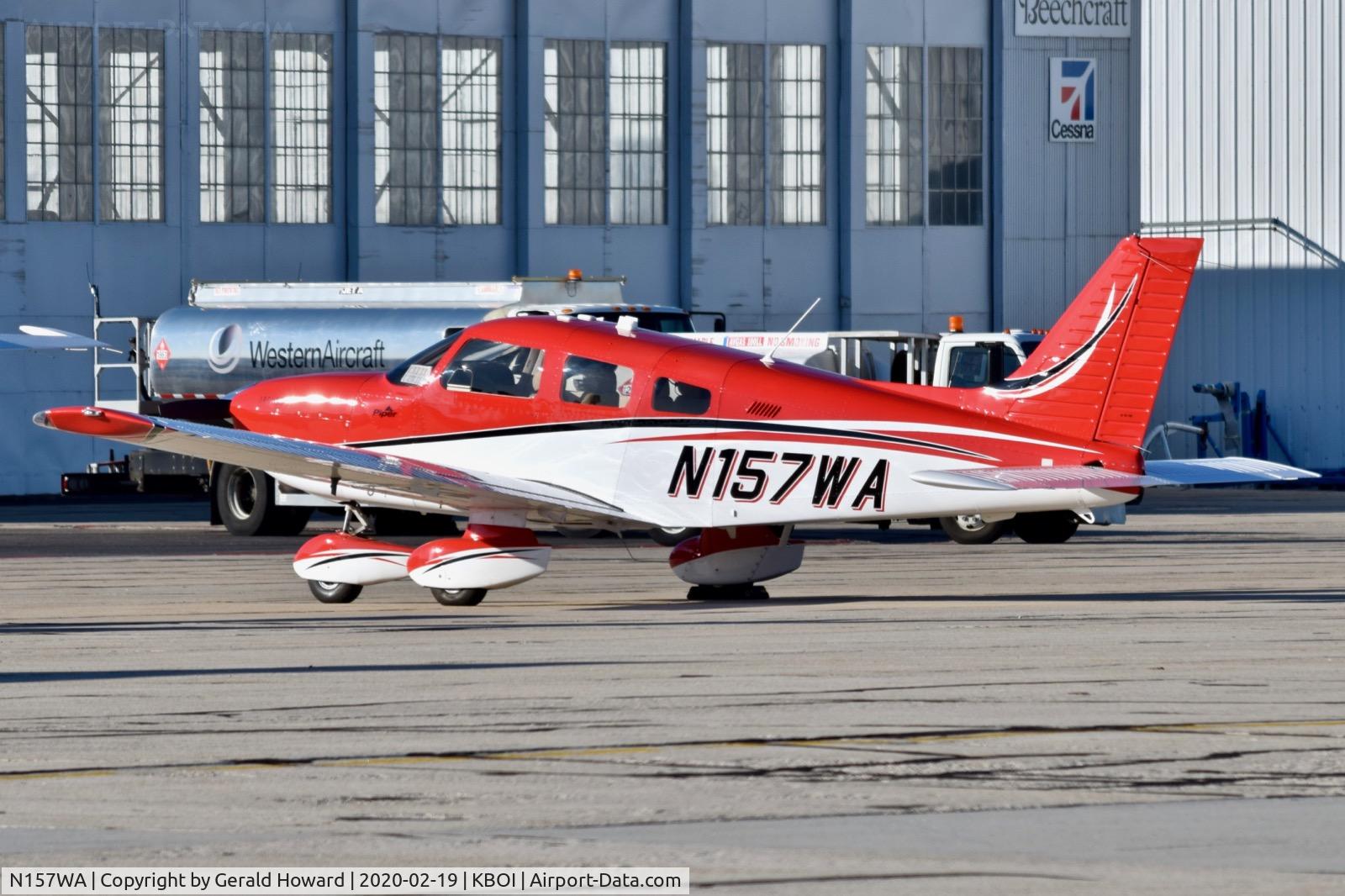 N157WA, 2019 Piper PA-28-181 C/N 2881157, Parked on the south GA ramp.