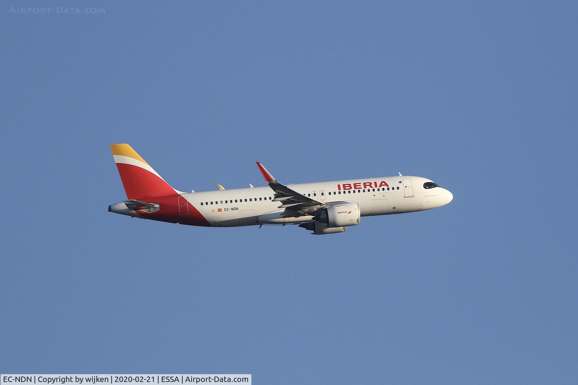 EC-NDN, 2019 Airbus A320-251N C/N 8939, RWY 19R