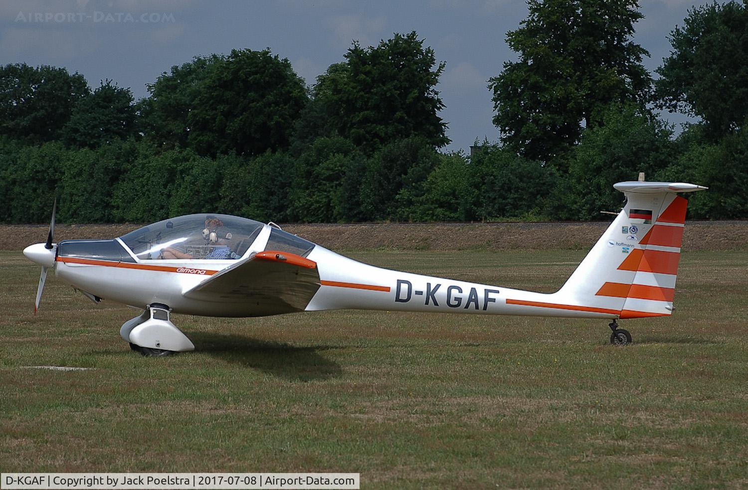 D-KGAF, 1982 Hoffmann H-36 Dimona C/N 3503, At gliding airport Dorsten
