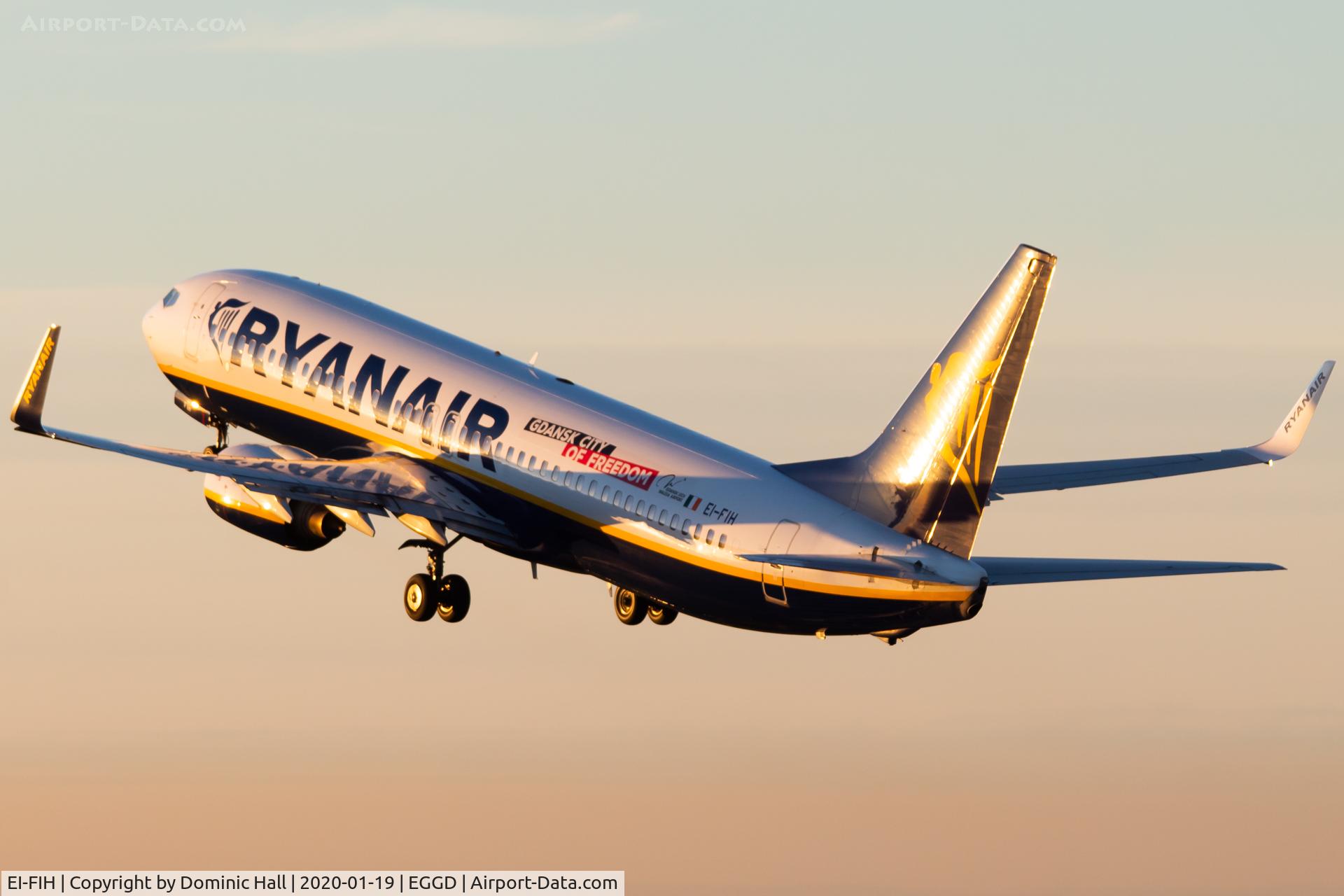 EI-FIH, 2015 Boeing 737-8AS C/N 44697, BRS 19/01/20