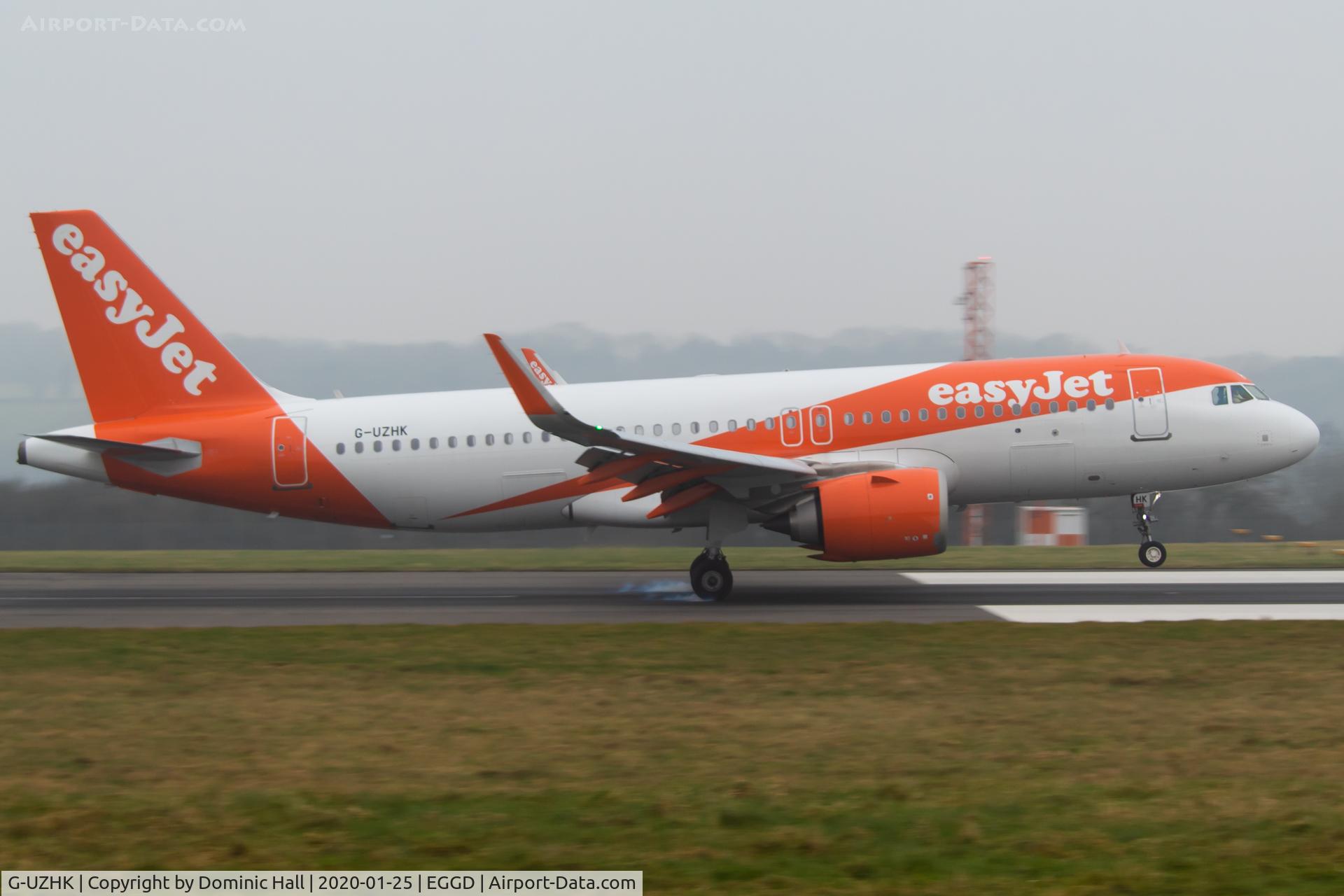 G-UZHK, 2018 Airbus A320-251N C/N 8356, BRS 25/01/20