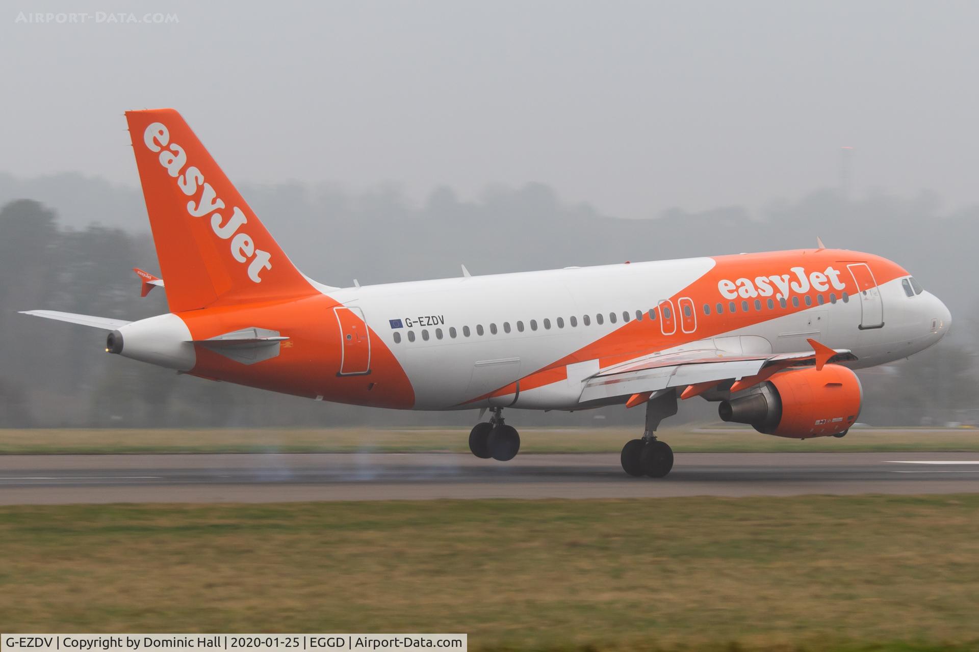 G-EZDV, 2008 Airbus A319-111 C/N 3742, BRS 25/01/20