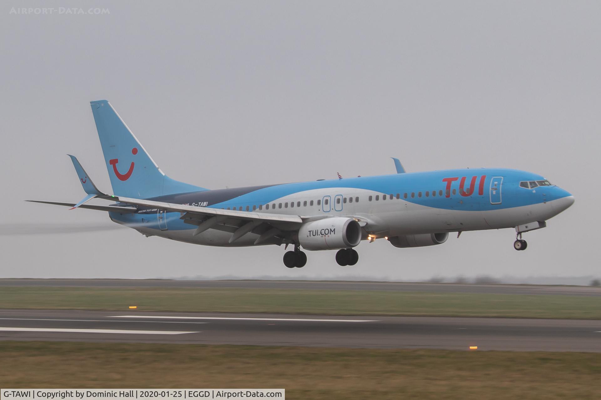 G-TAWI, 2012 Boeing 737-8K5 C/N 37267, BRS 25/01/20