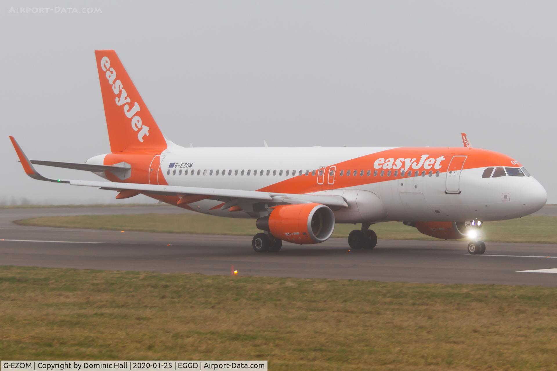 G-EZOM, 2015 Airbus A320-214 C/N 6587, BRS 25/01/20