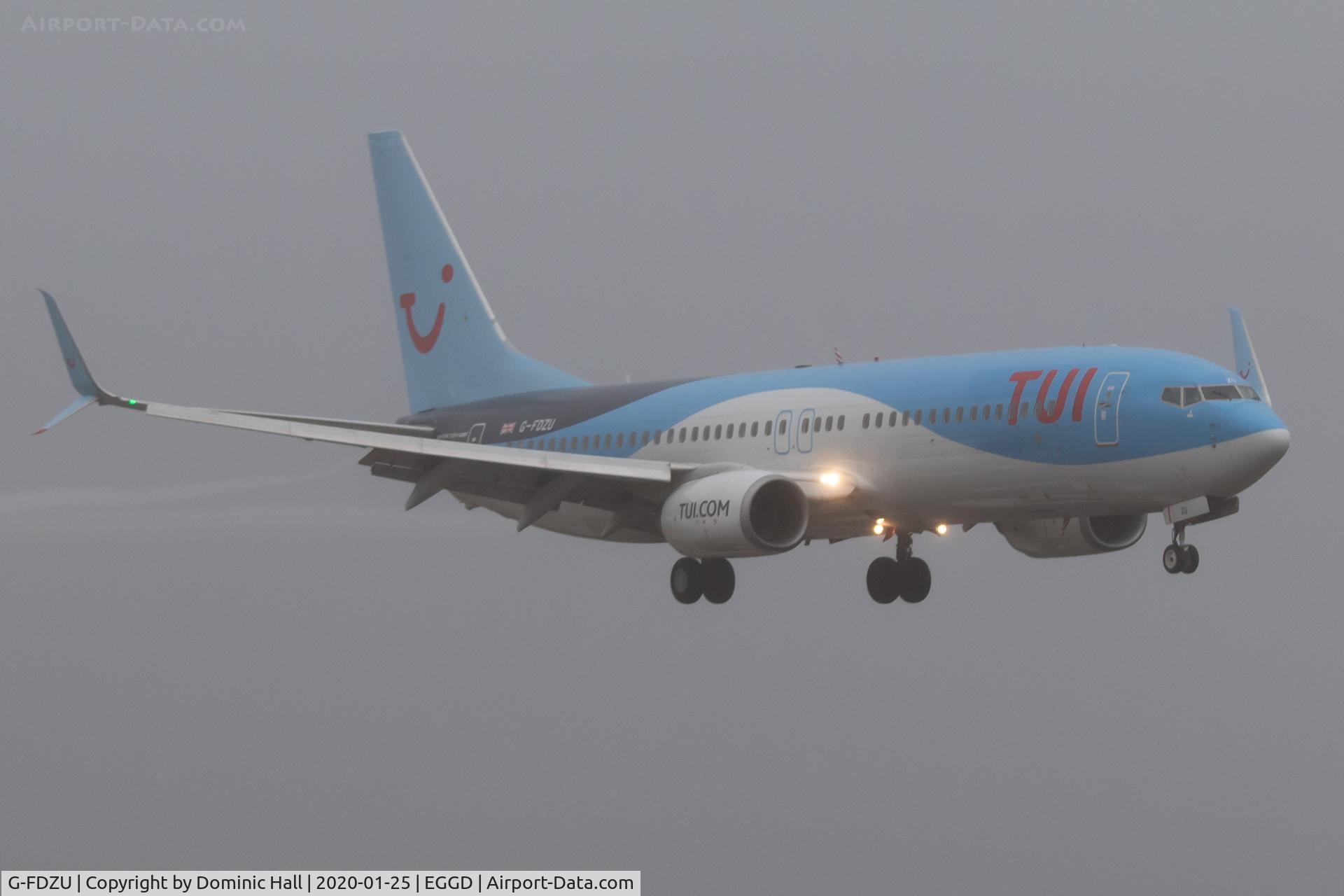 G-FDZU, 2011 Boeing 737-8K5 C/N 37253, BRS 25/01/20
