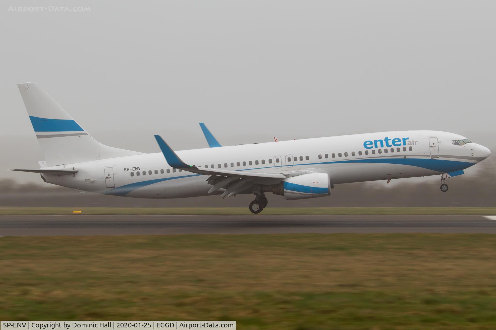 SP-ENV, 2003 Boeing 737-8BK C/N 33014, BRS 25/01/20