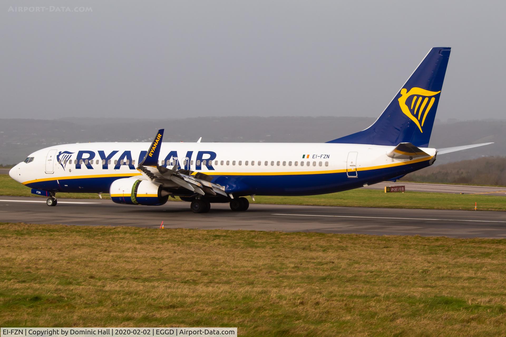 EI-FZN, 2017 Boeing 737-800 C/N 44786, BRS 02/02/20