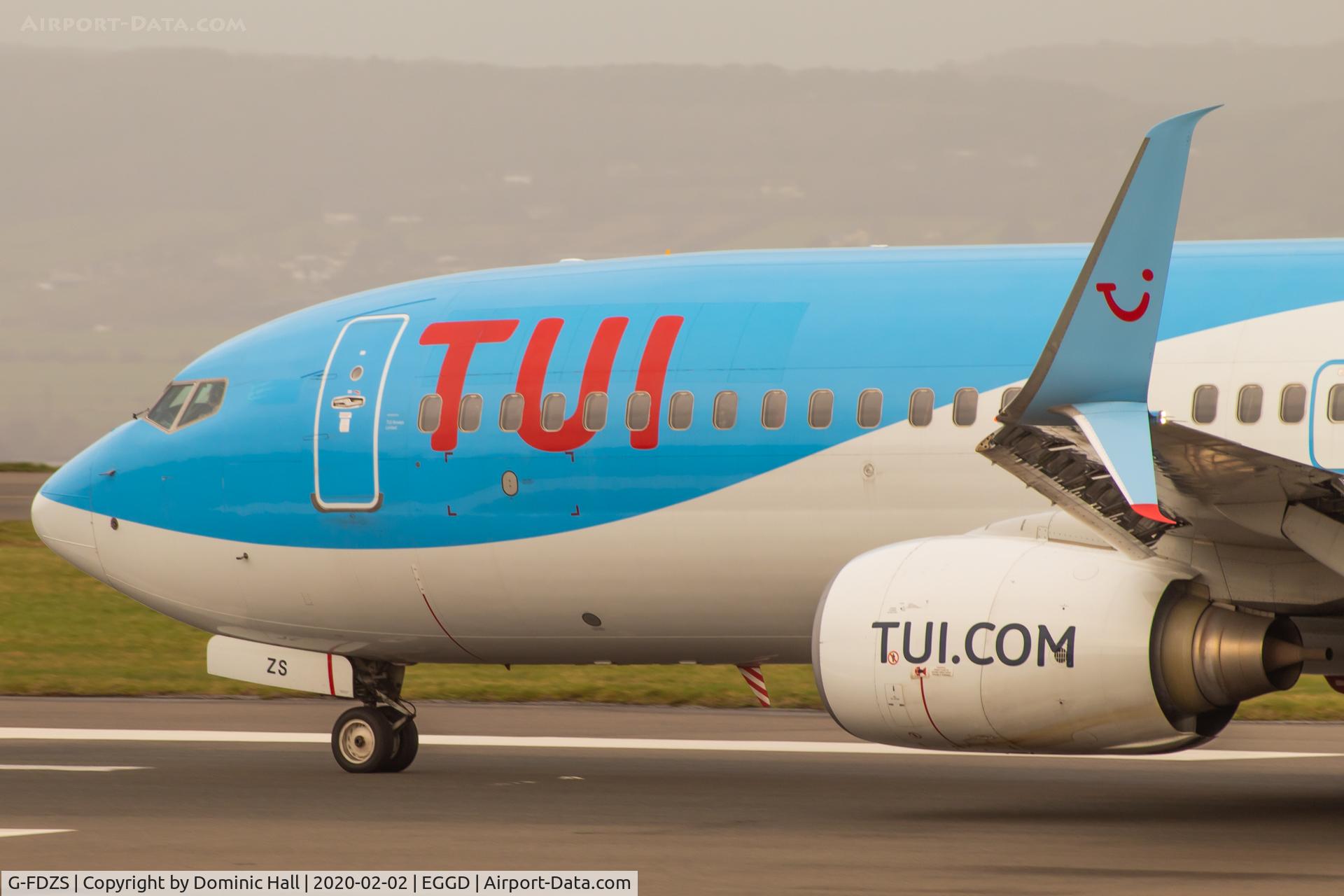 G-FDZS, 2009 Boeing 737-8K5 C/N 35147, BRS 02/02/20