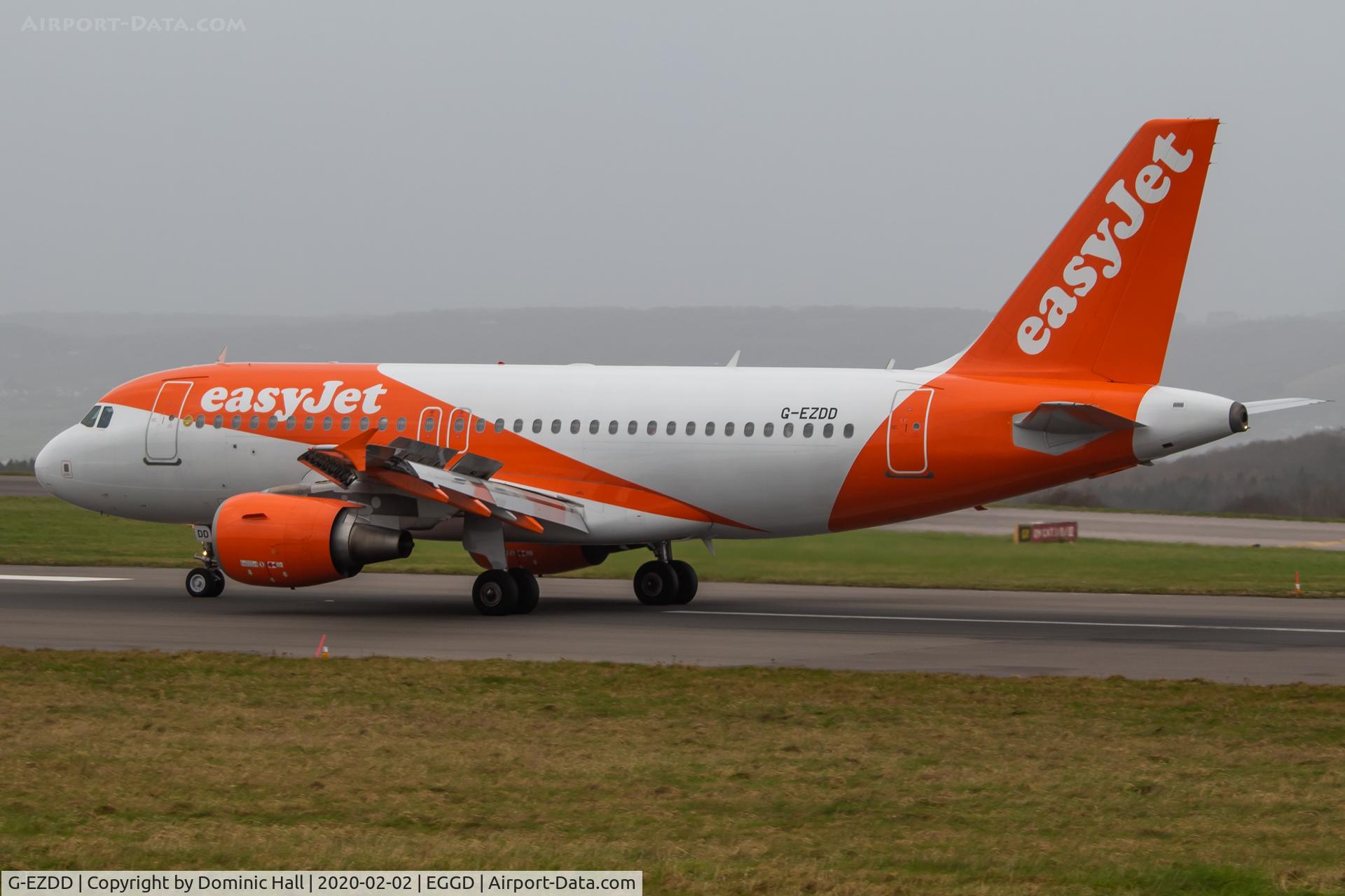 G-EZDD, 2008 Airbus A319-111 C/N 3442, BRS 02/02/20