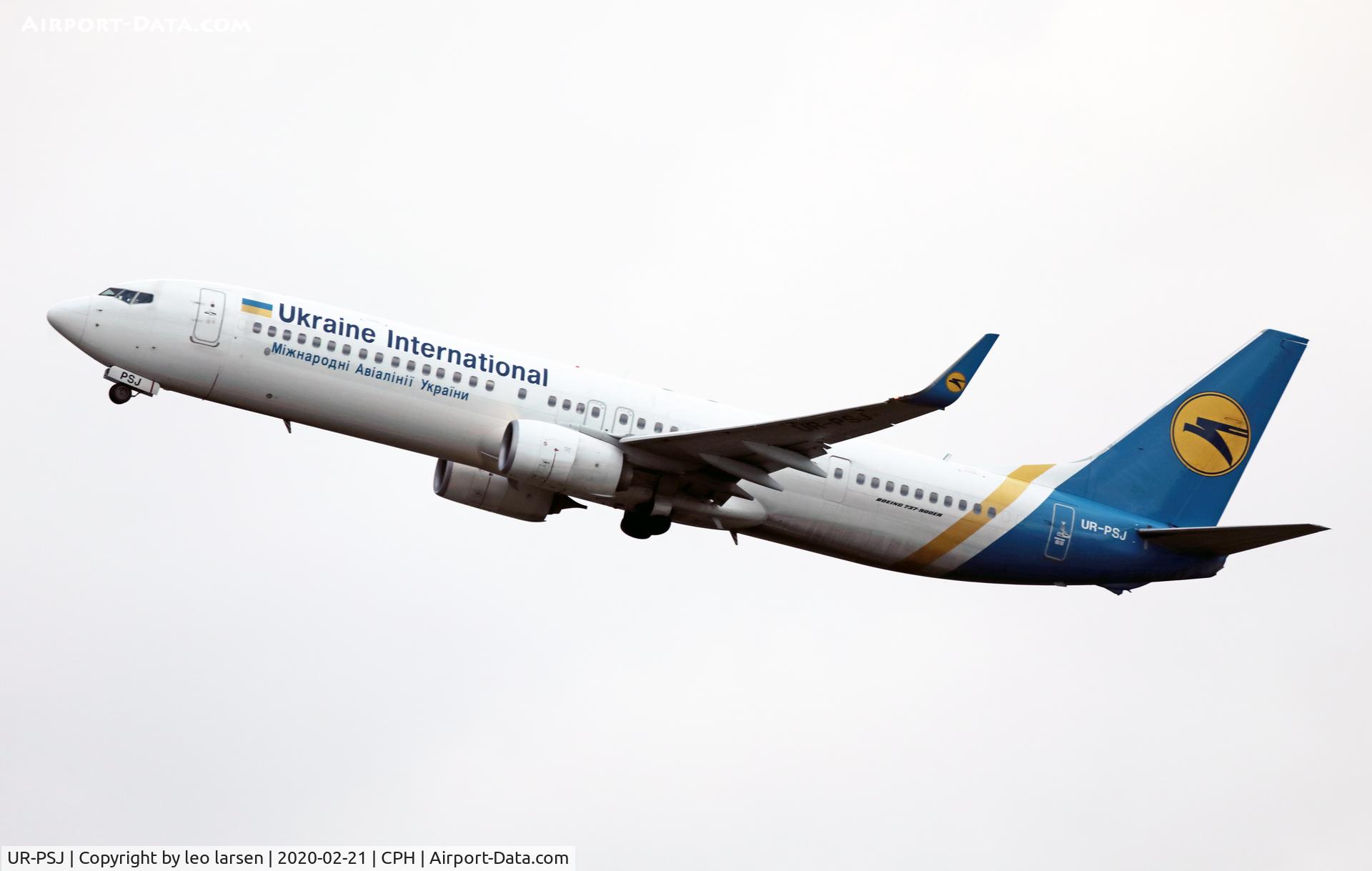 UR-PSJ, 2013 Boeing 737-9KV C/N 41535, Copenhagen 21.2.2020