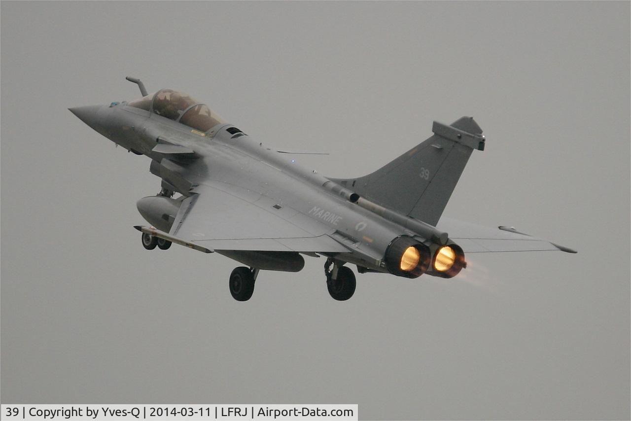 39, Dassault Rafale M C/N 39, Dassault Rafale M, Take off rwy 08, Landivisiau Naval Air Base (LFRJ)