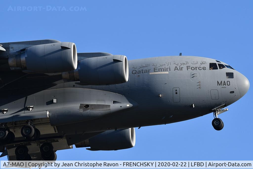 A7-MAO, 2015 Boeing C-17A Globemaster III C/N F-278, Qatar Amiri - Air Force