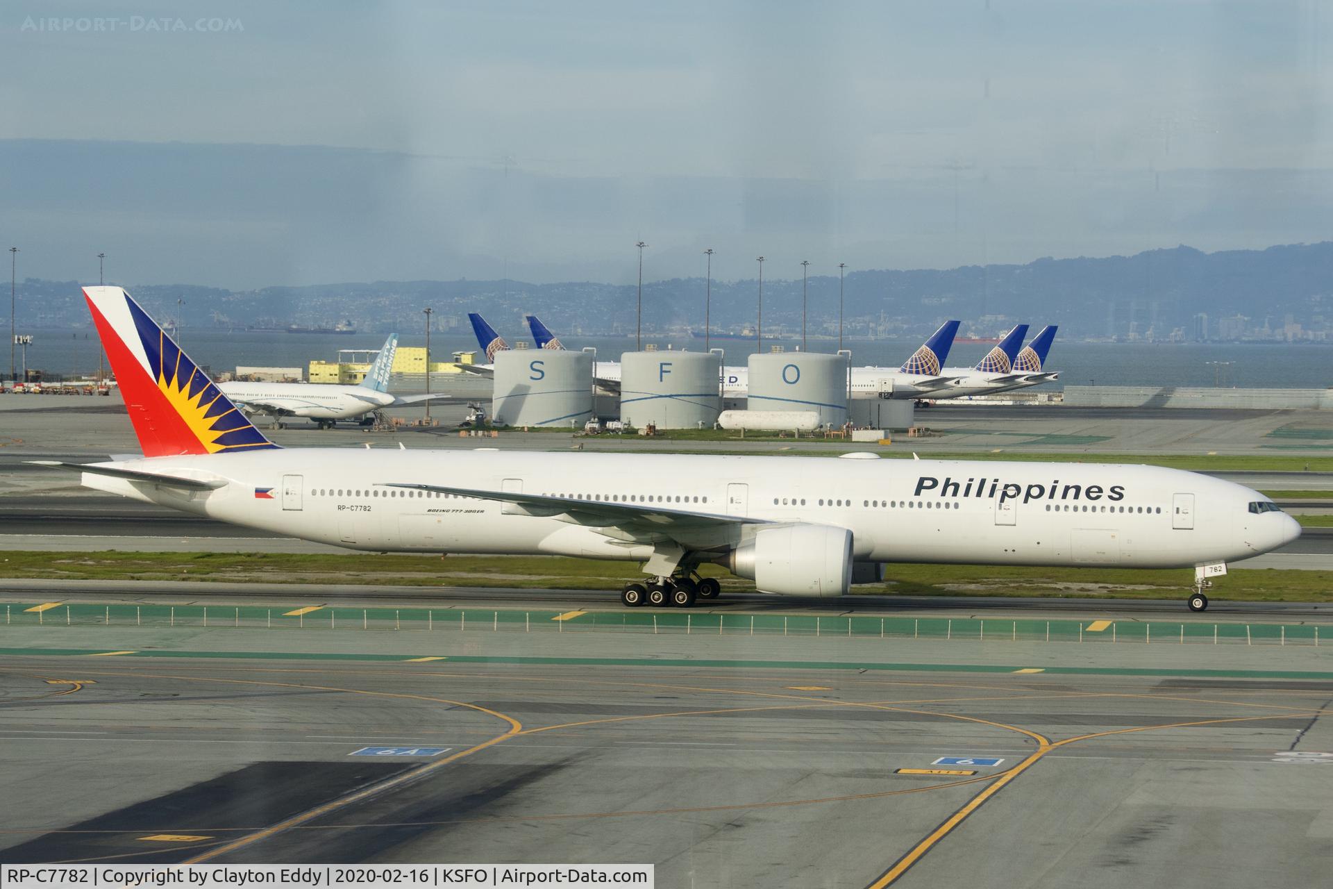 RP-C7782, 2017 Boeing 777-3F6/ER C/N 61735, Sky Terrace SFO 2020.