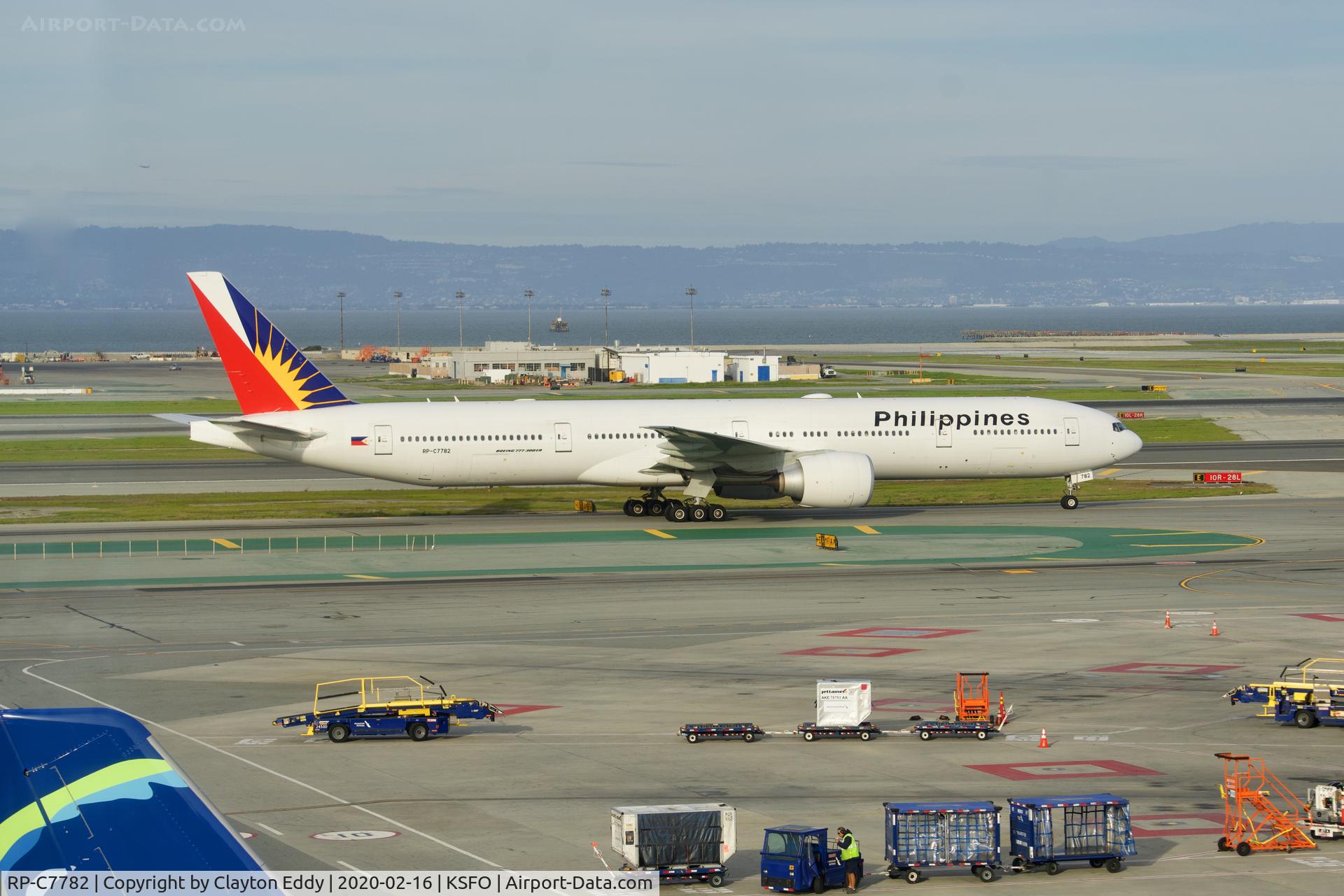 RP-C7782, 2017 Boeing 777-3F6/ER C/N 61735, Sky Terrace SFO 2020.