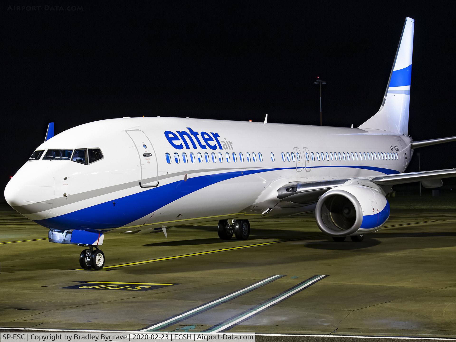 SP-ESC, 2001 Boeing 737-8AS C/N 29933, Charter