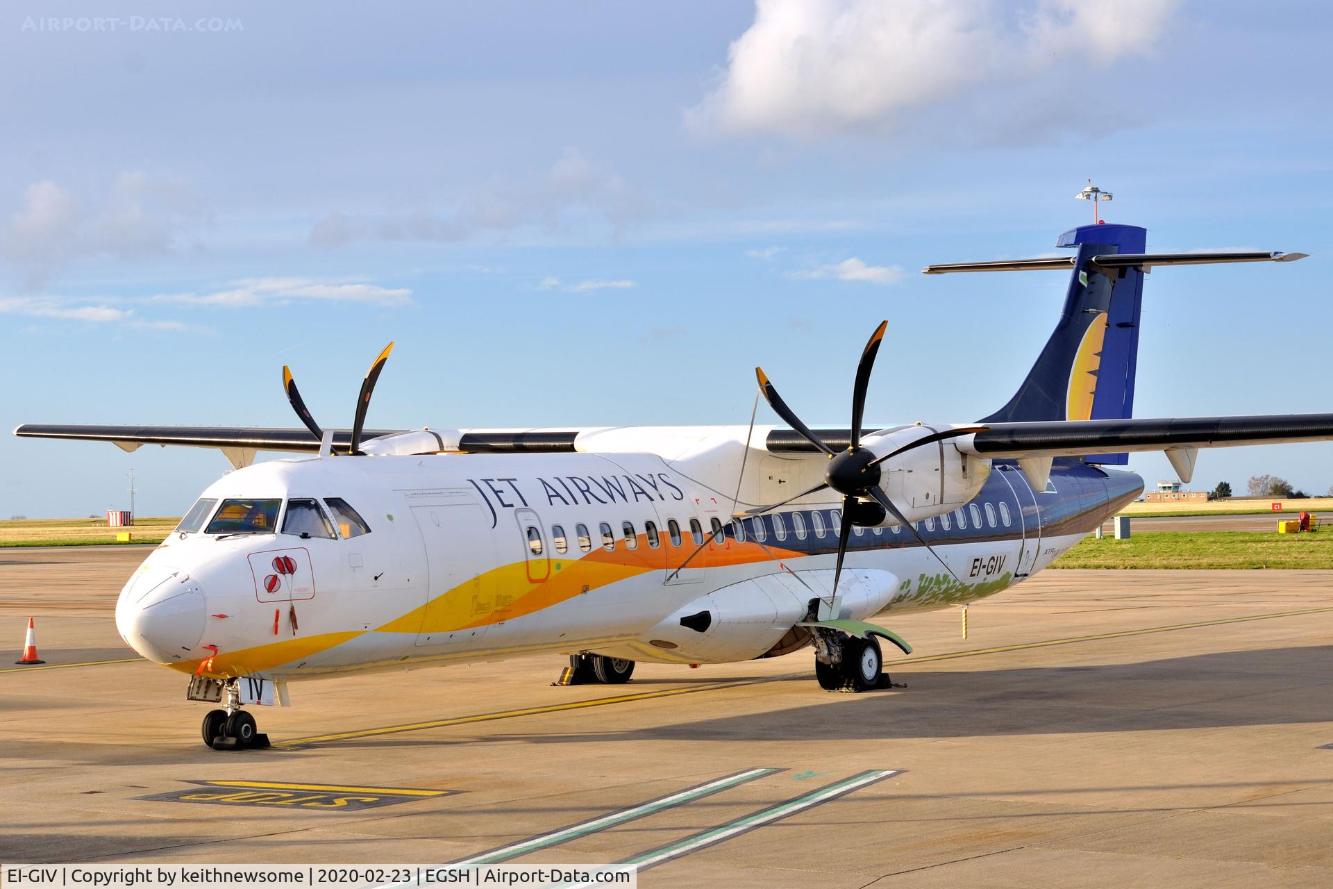EI-GIV, 2012 ATR 72-600 (72-212A) C/N 1056, Awaiting Painting !