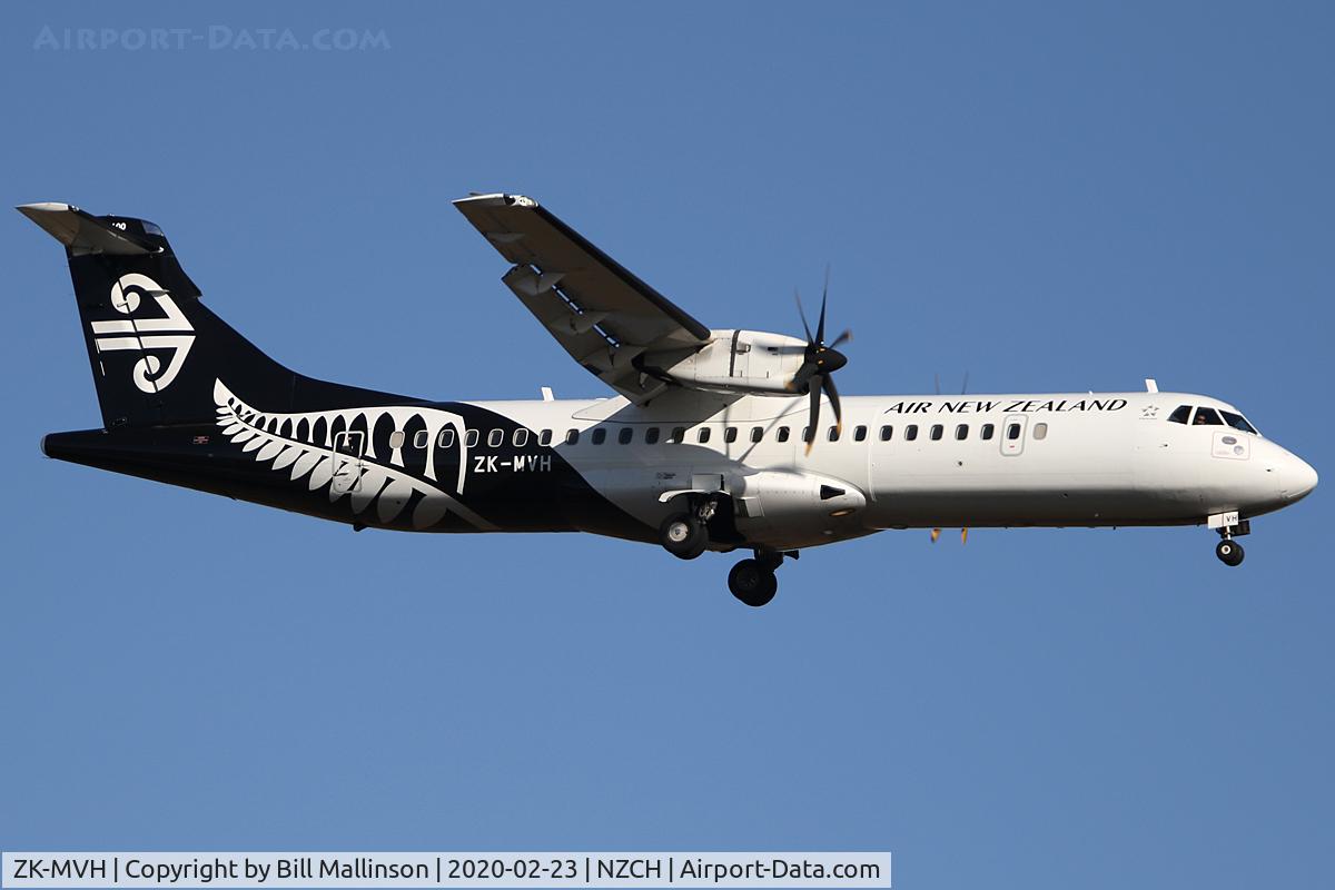 ZK-MVH, 2015 ATR 72-212A C/N 1304, from WLG