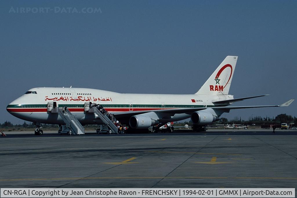 CN-RGA, 1993 Boeing 747-428 C/N 25629, RAM Royal Air Maroc