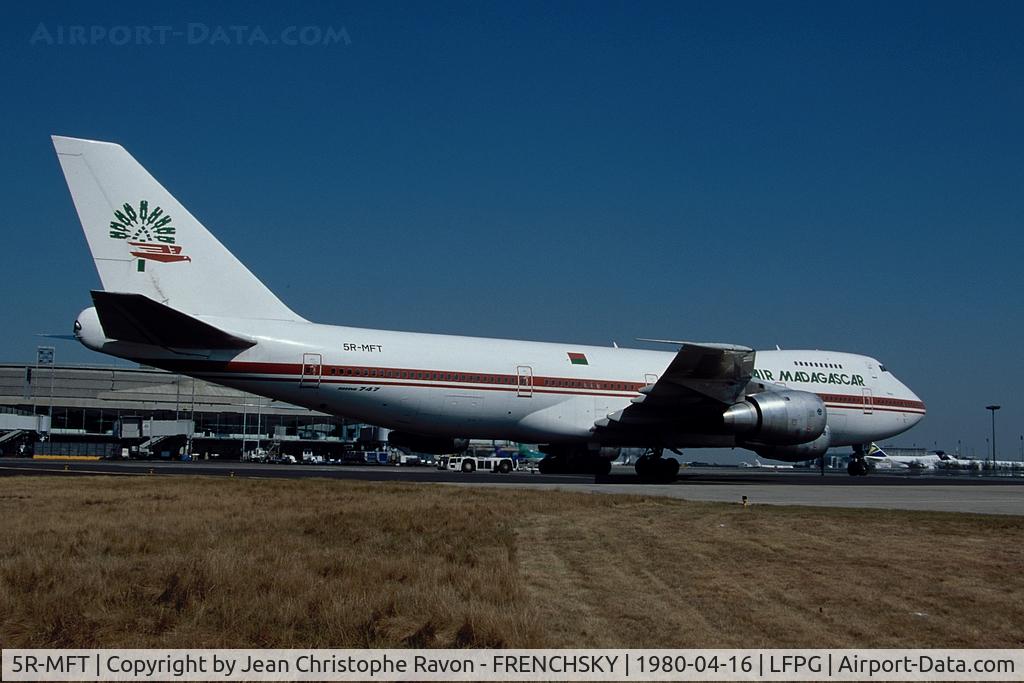 5R-MFT, 1979 Boeing 747-2B2B C/N 21614, Air Madagascar (broken up)