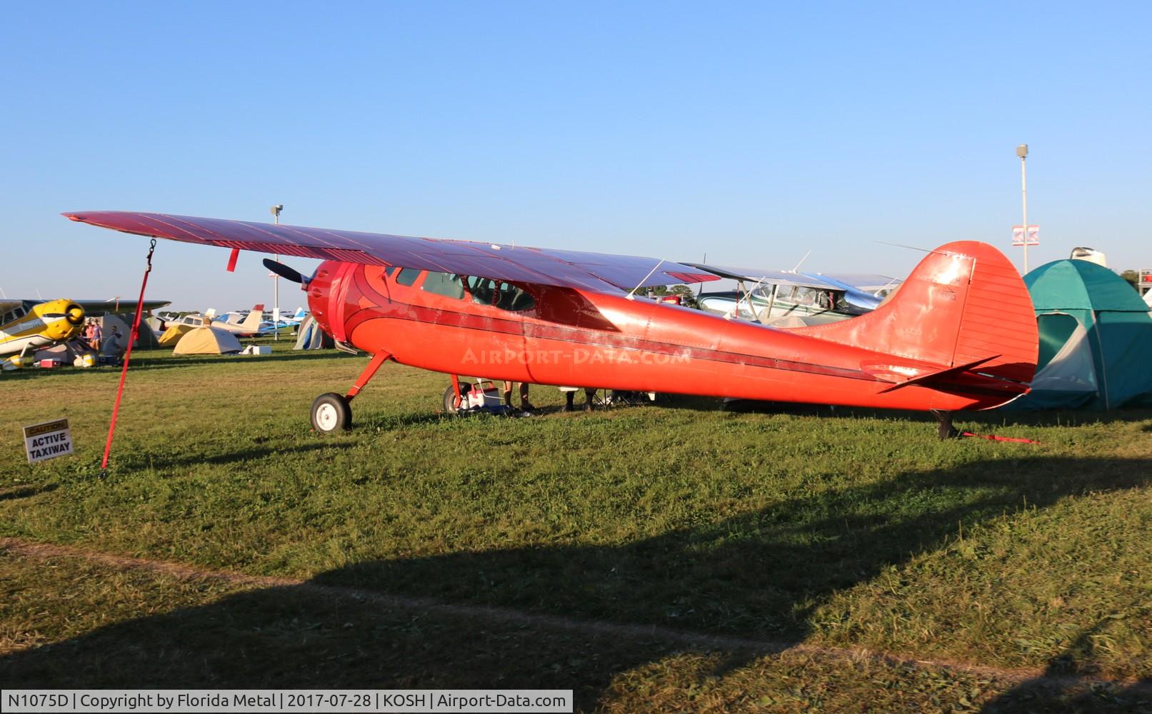 N1075D, 1951 Cessna 195A C/N 7687, Cessna 195A